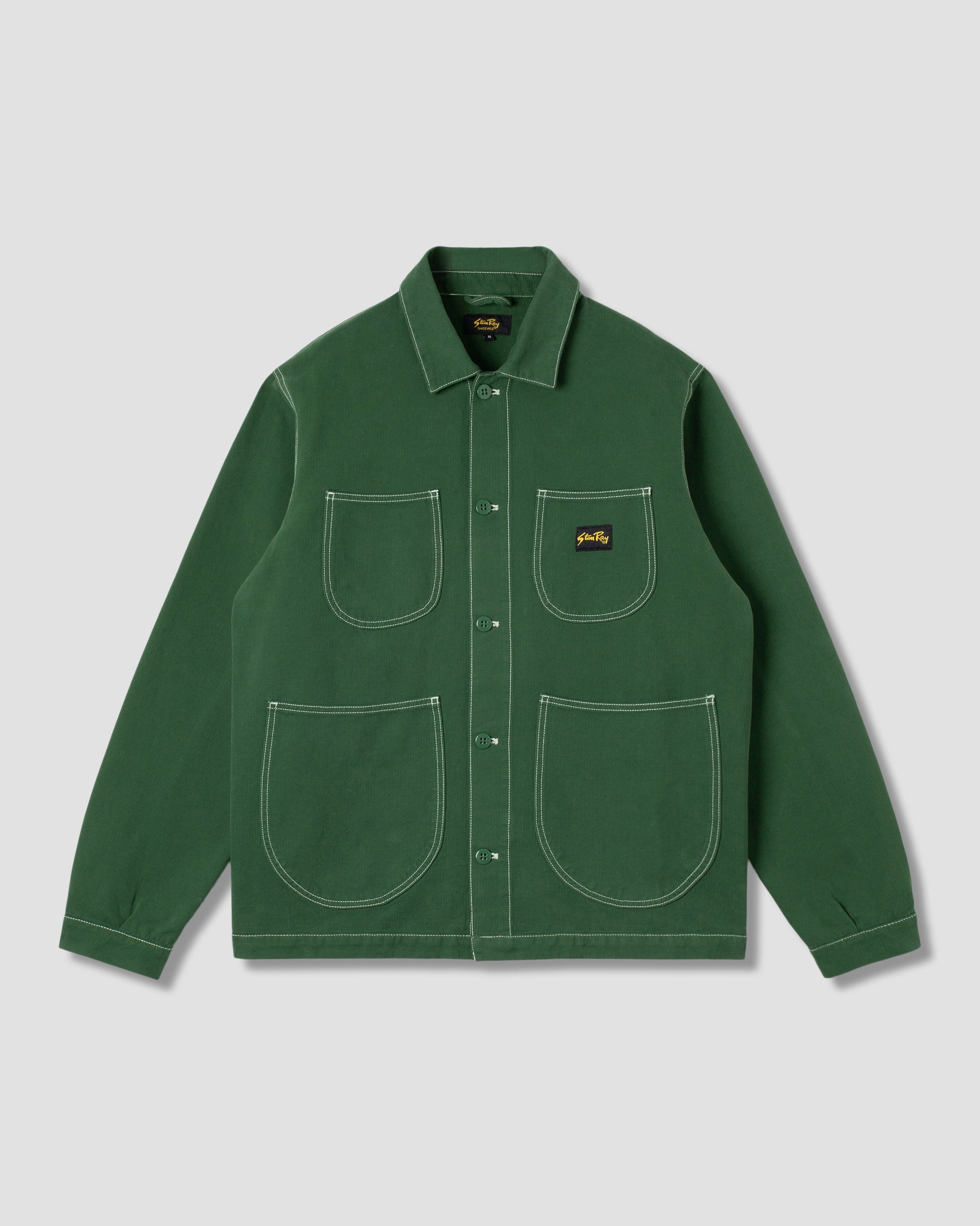 Stan Ray Coverall Jacket Racing Green Bedford Cord