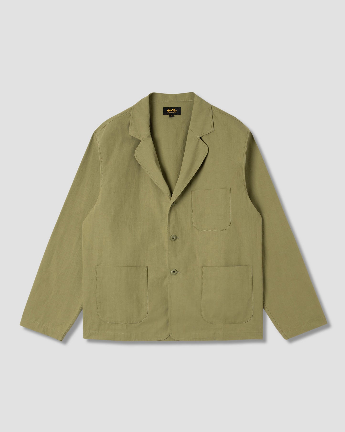 3 Pocket Jacket (Olive Sateen)