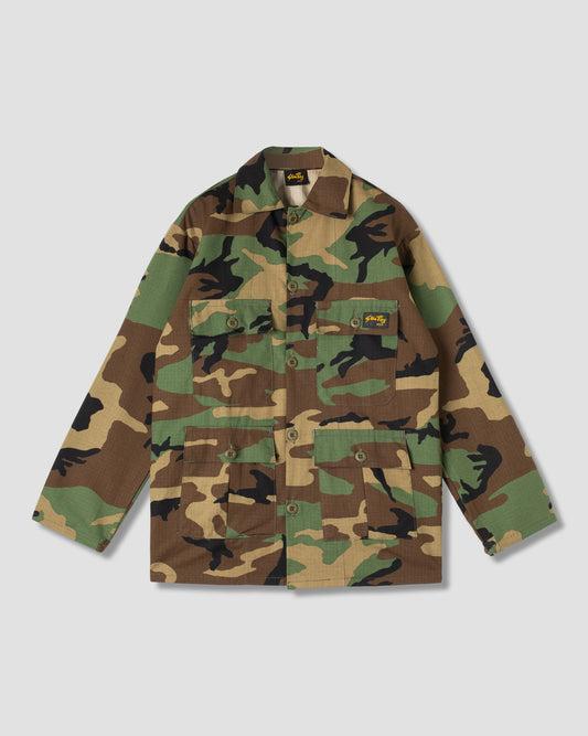 Veste 4 poches (camouflage Woodland)