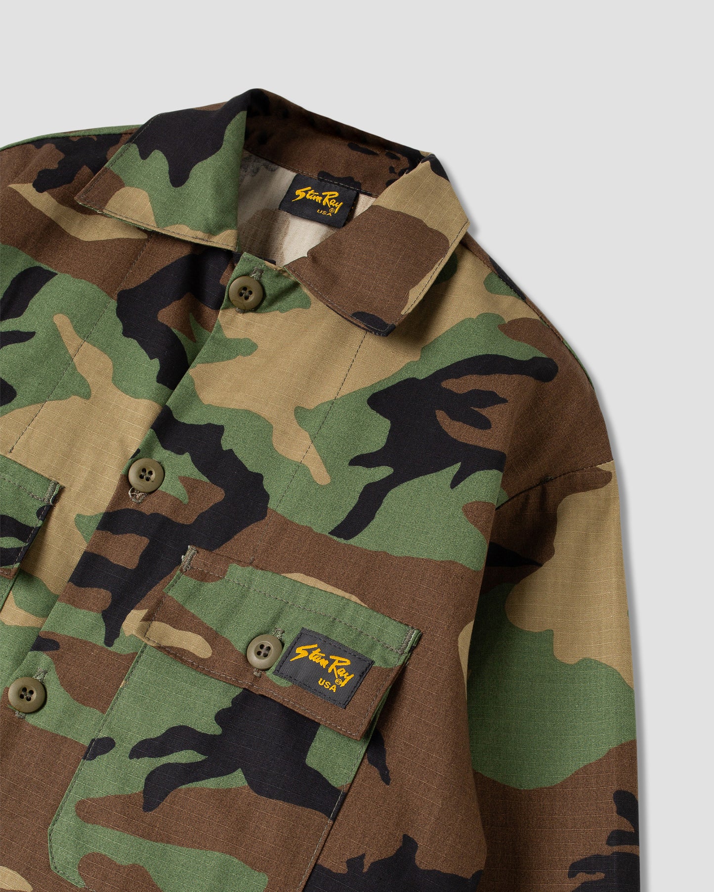 4 Pocket Jacket (Woodland Camo)