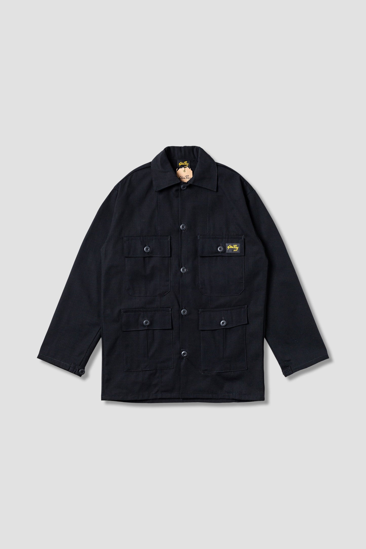 4 Pocket Jacket (Black) - Stan Ray