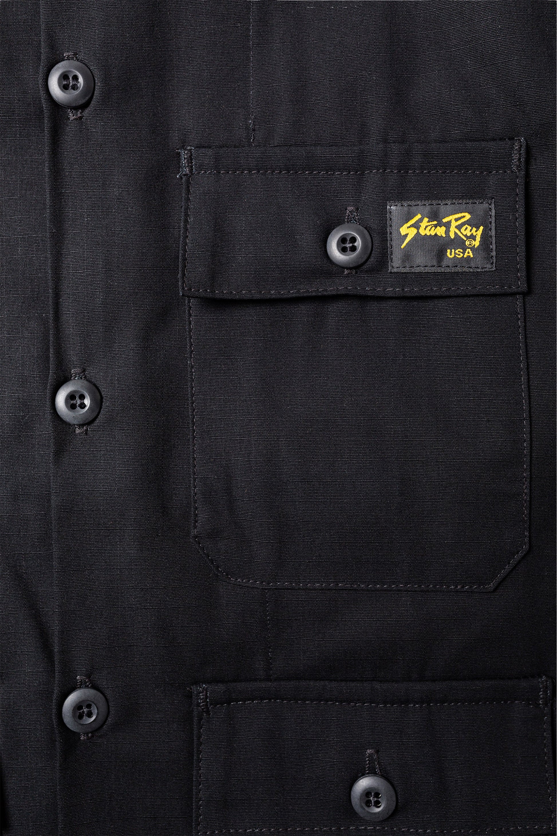 4 Pocket Jacket (Black) - Stan Ray