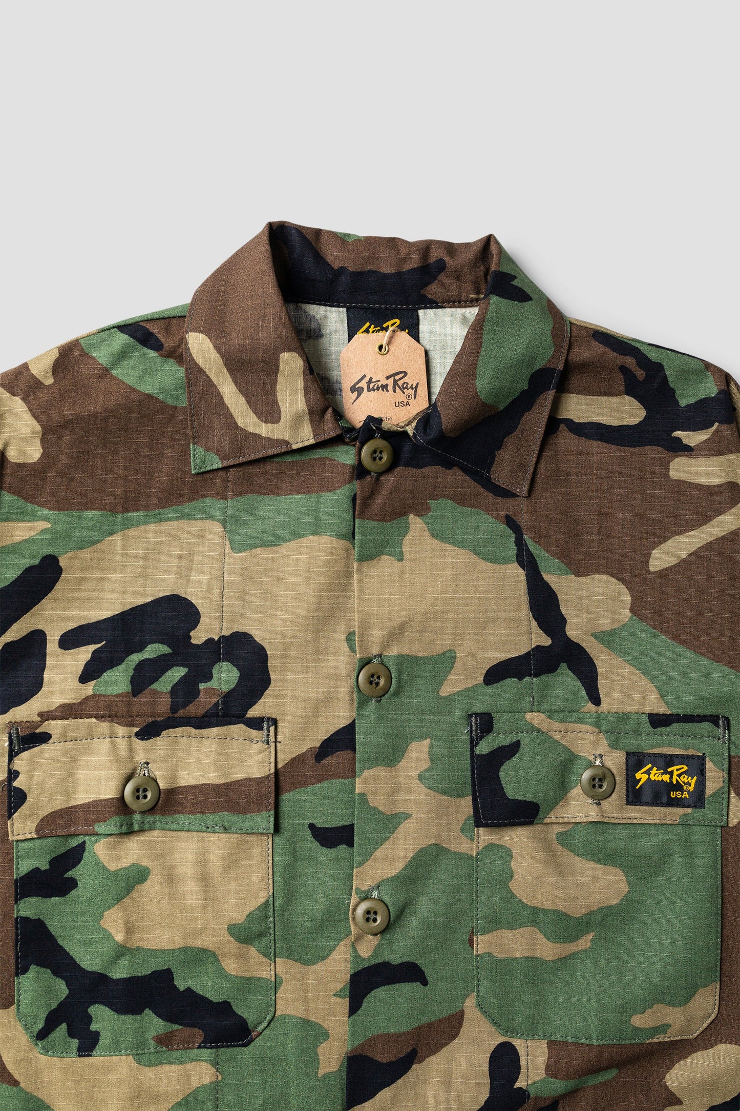 4 Pocket Jacket (Woodland Camo) - Stan Ray