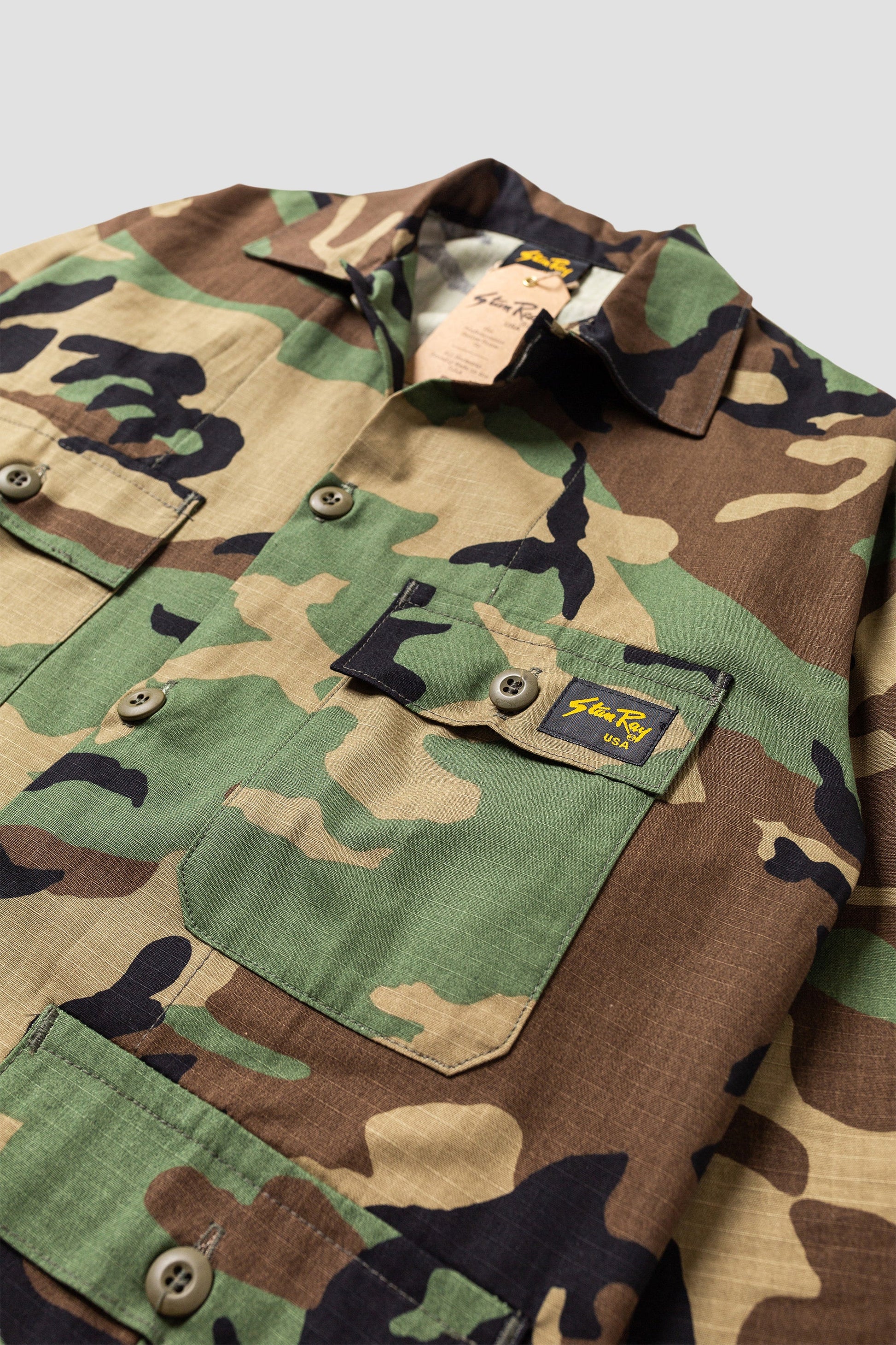 4 Pocket Jacket (Woodland Camo) - Stan Ray