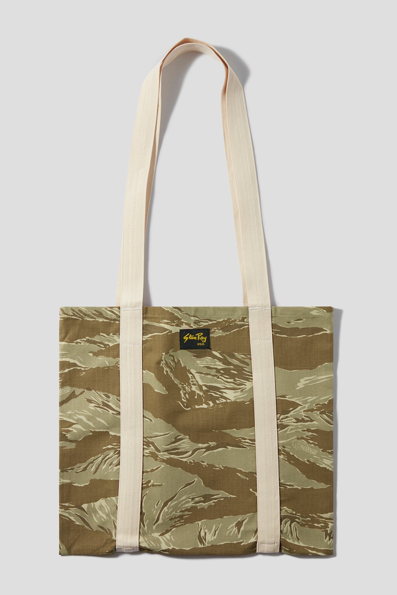 Tote Bag (Khaki Tigerstripe Ripstop) - Stan Ray