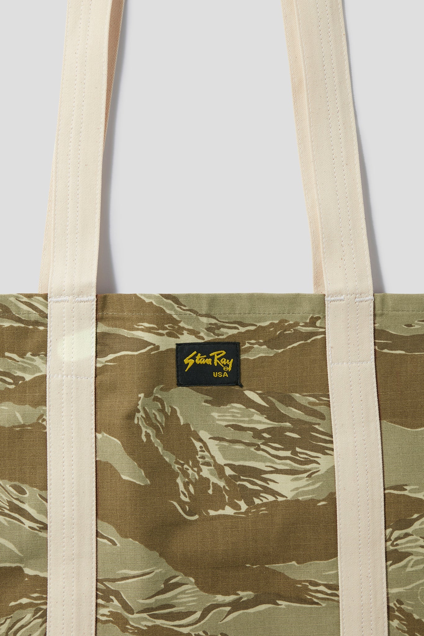 Tote Bag (Khaki Tigerstripe Ripstop) - Stan Ray