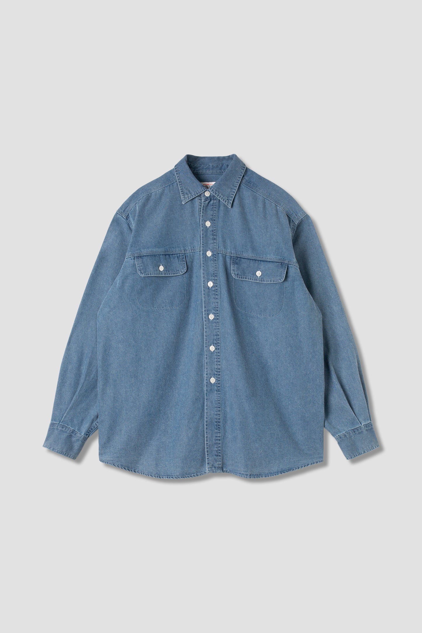 Chambray Shirt (Mid Wash 6Oz Denim)