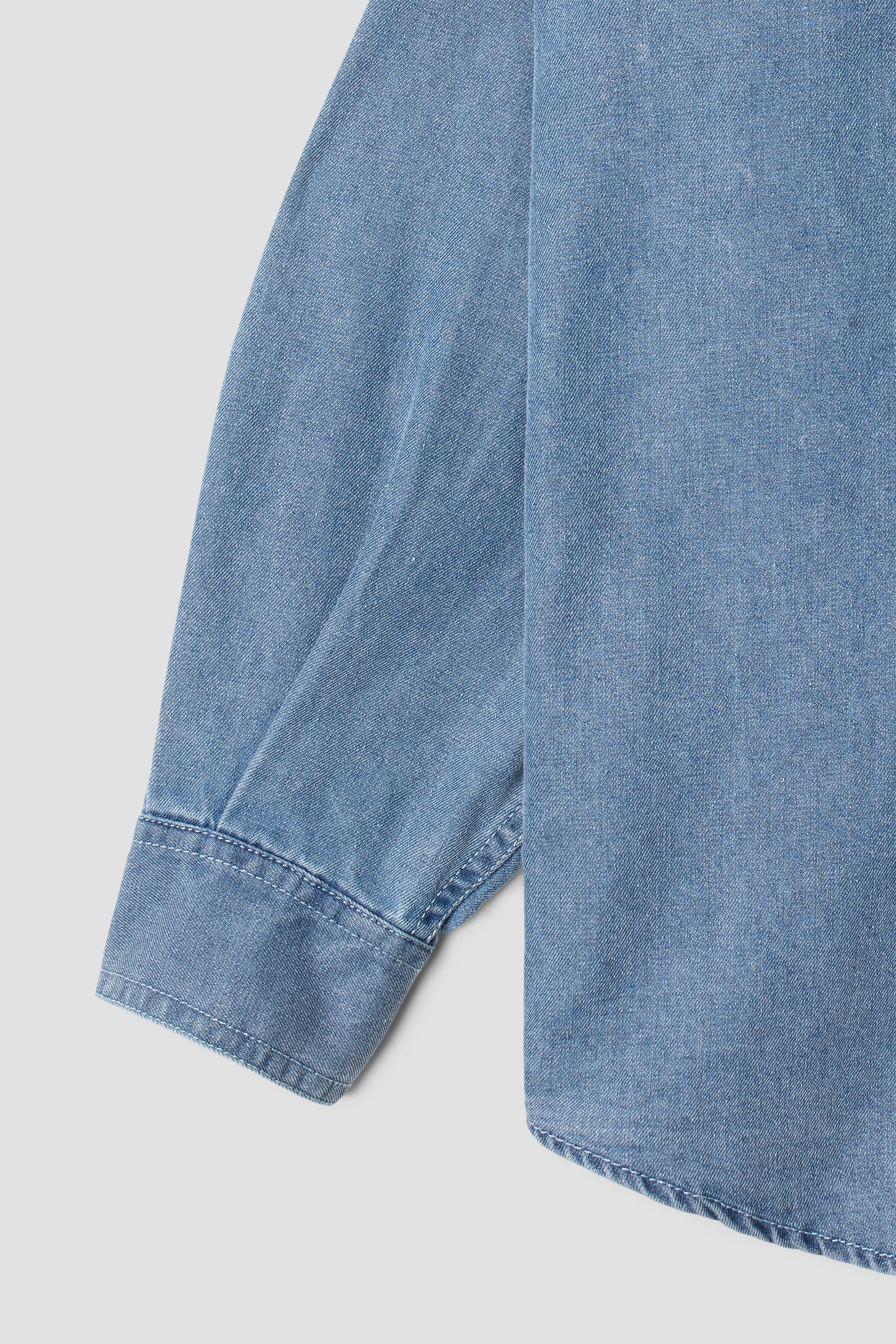 Chambray Shirt (Mid Wash 6Oz Denim)