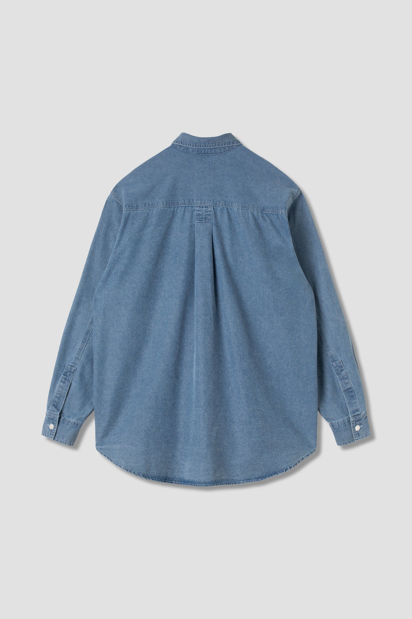 Chambray Shirt (Mid Wash 6Oz Denim)