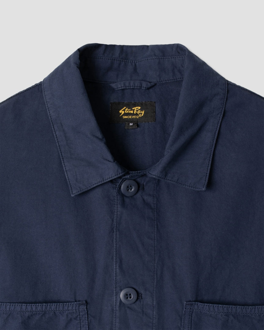 Coverall Jacket (Navy Poplin)