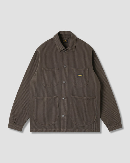 Coverall Jacket (hickory charbon de bois surteint)