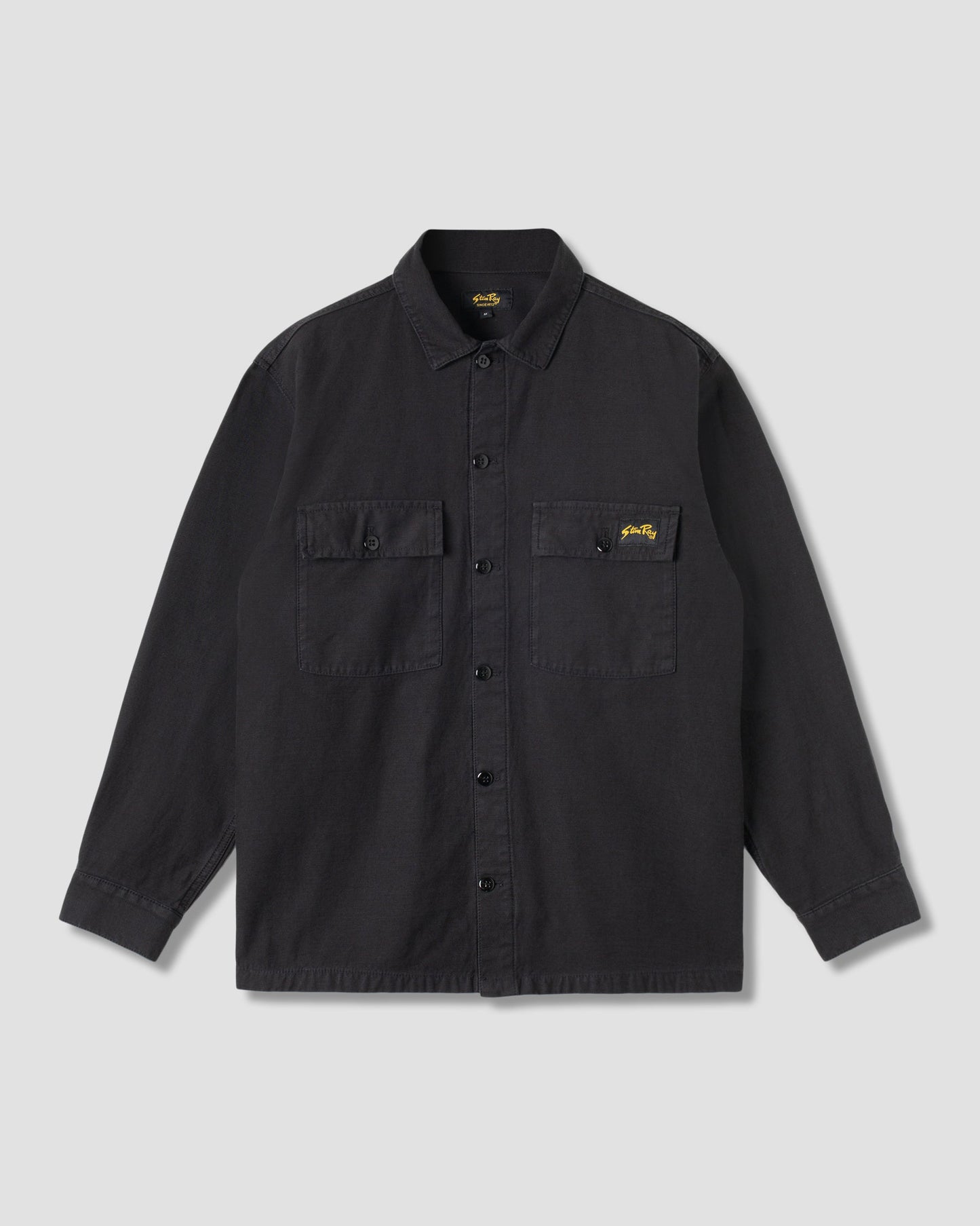 CPO Shirt (Black Sateen)