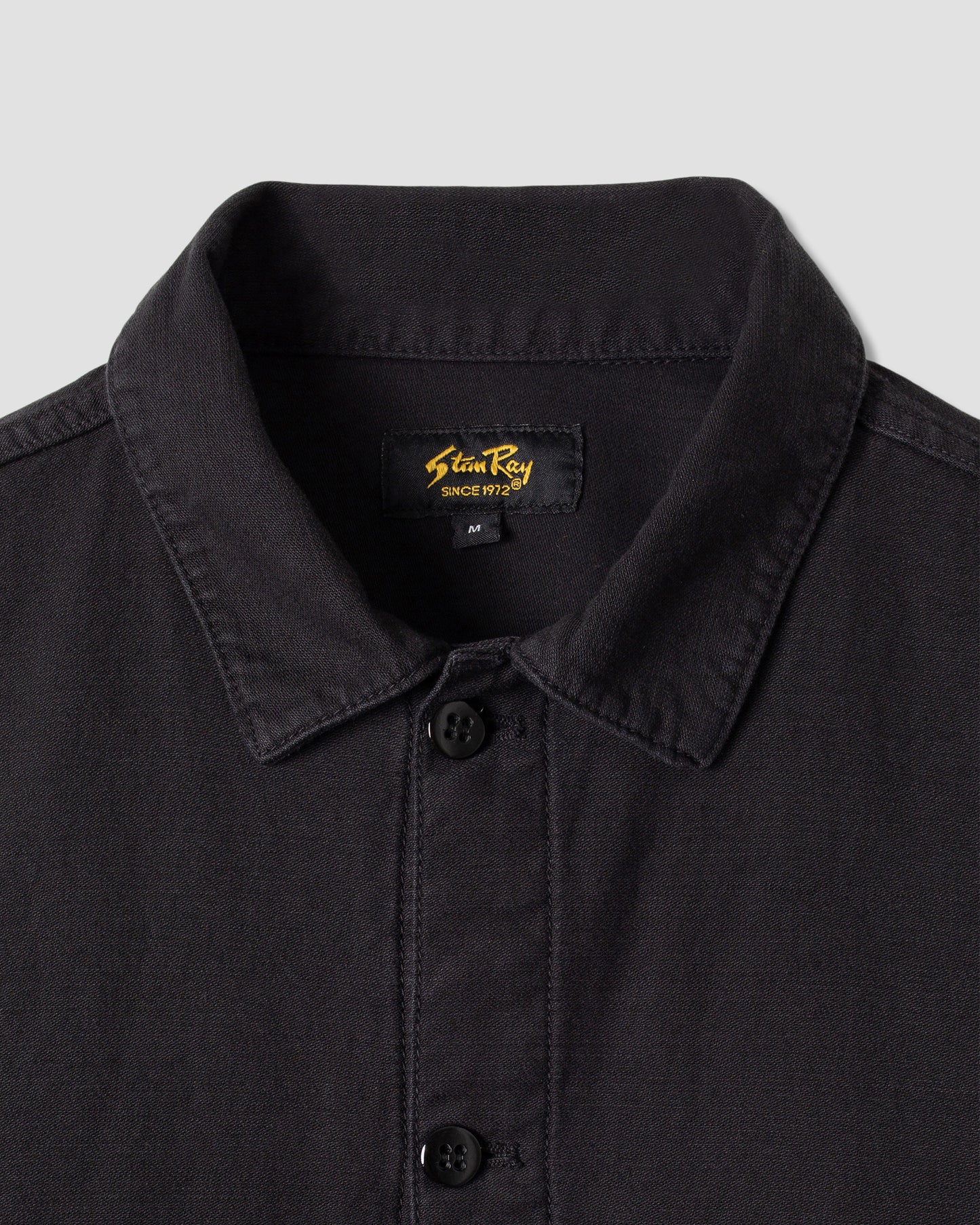 CPO Shirt (Black Sateen)