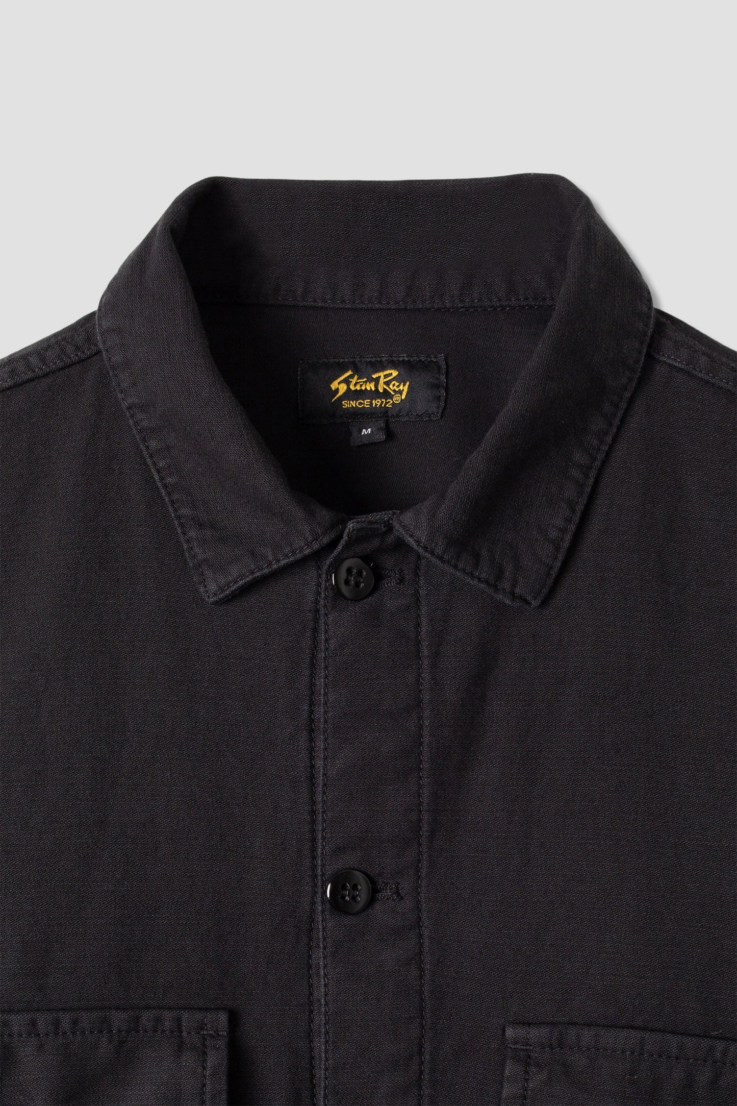 CPO Shirt (Black Sateen)