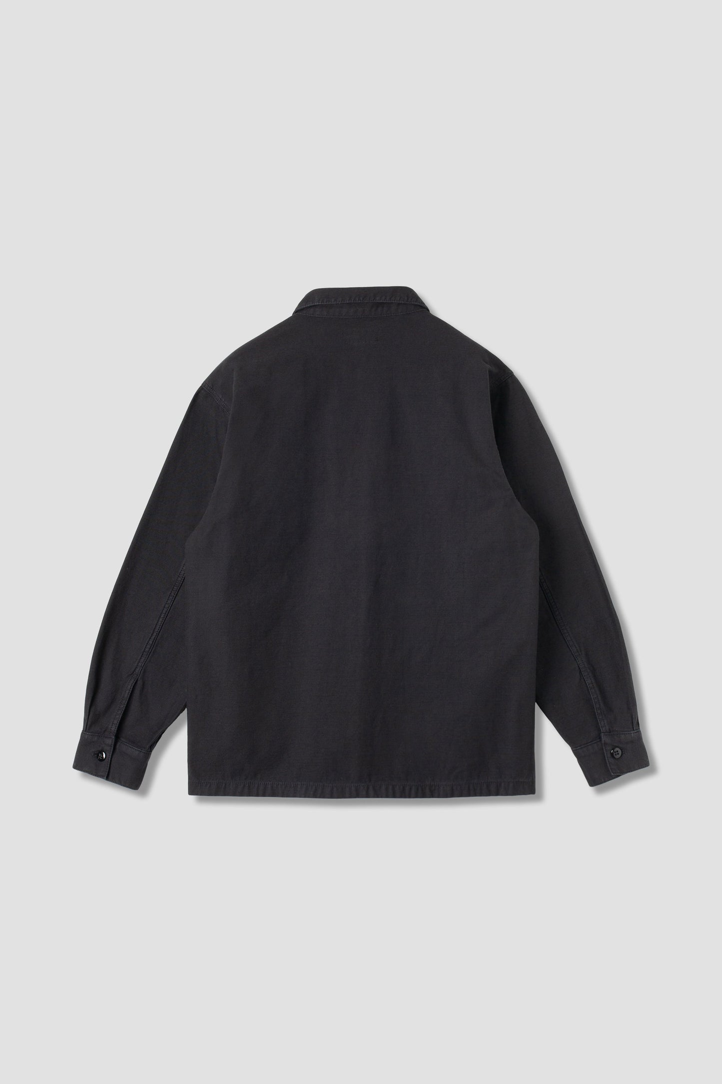 CPO Shirt (Black Sateen)