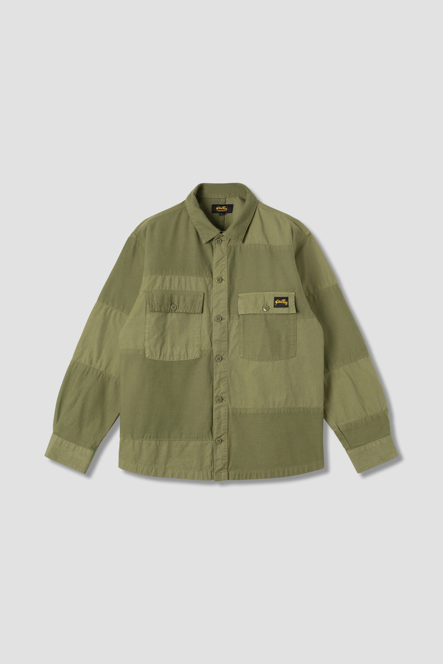 CPO Shirt (Olive Sateen/Ripstop Mix)