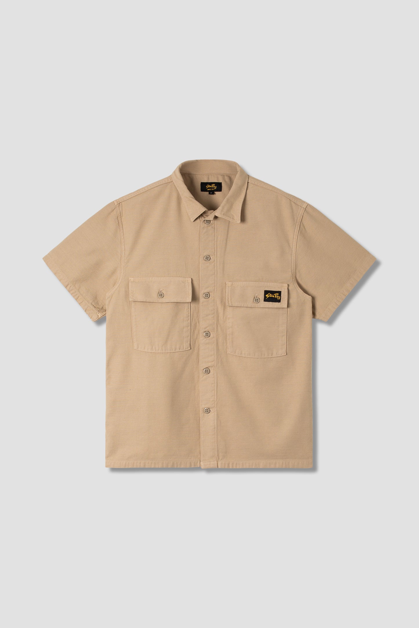 CPO Short Sleeve (Khaki Sateen)