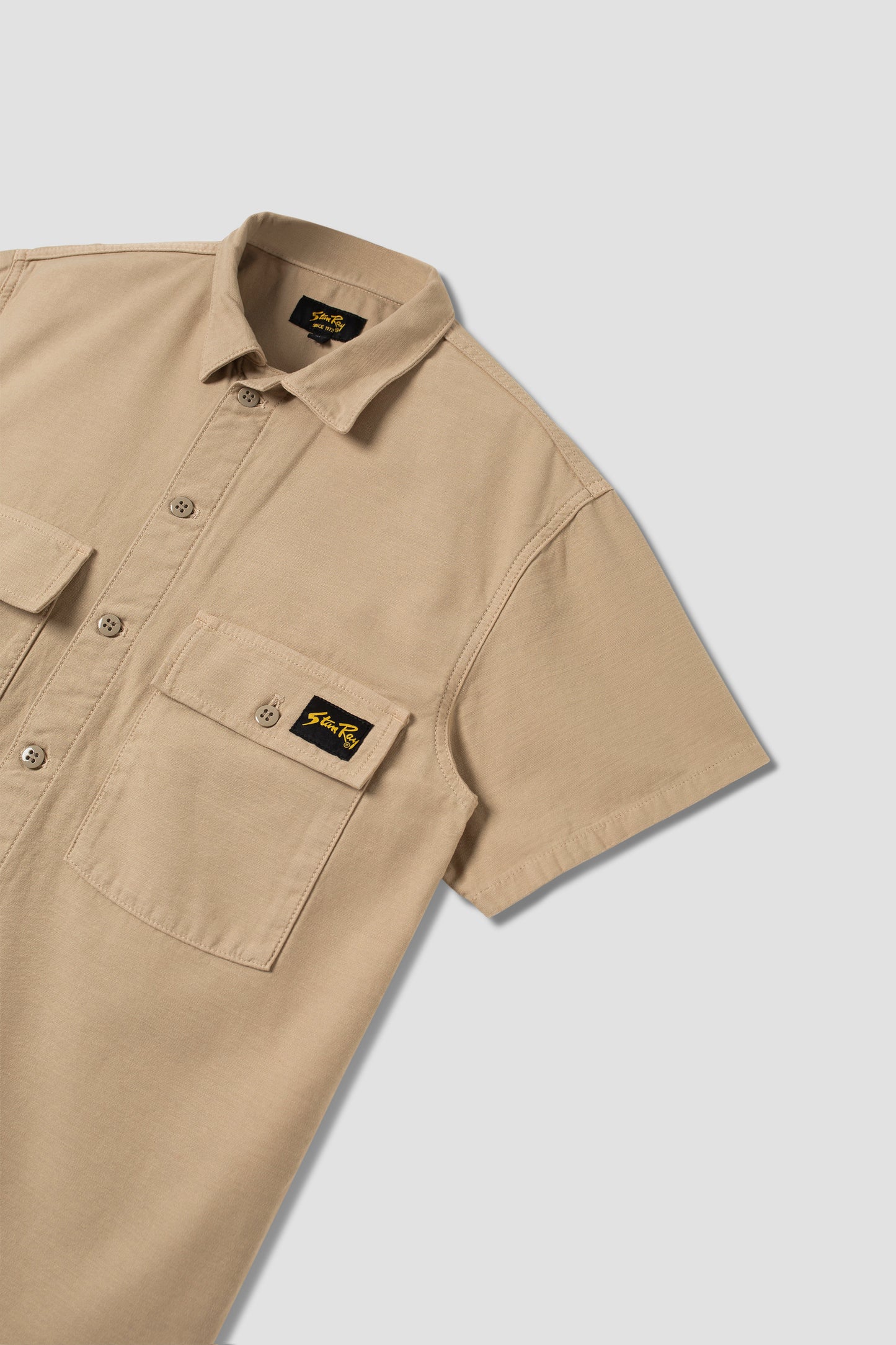 CPO Short Sleeve (Khaki Sateen)