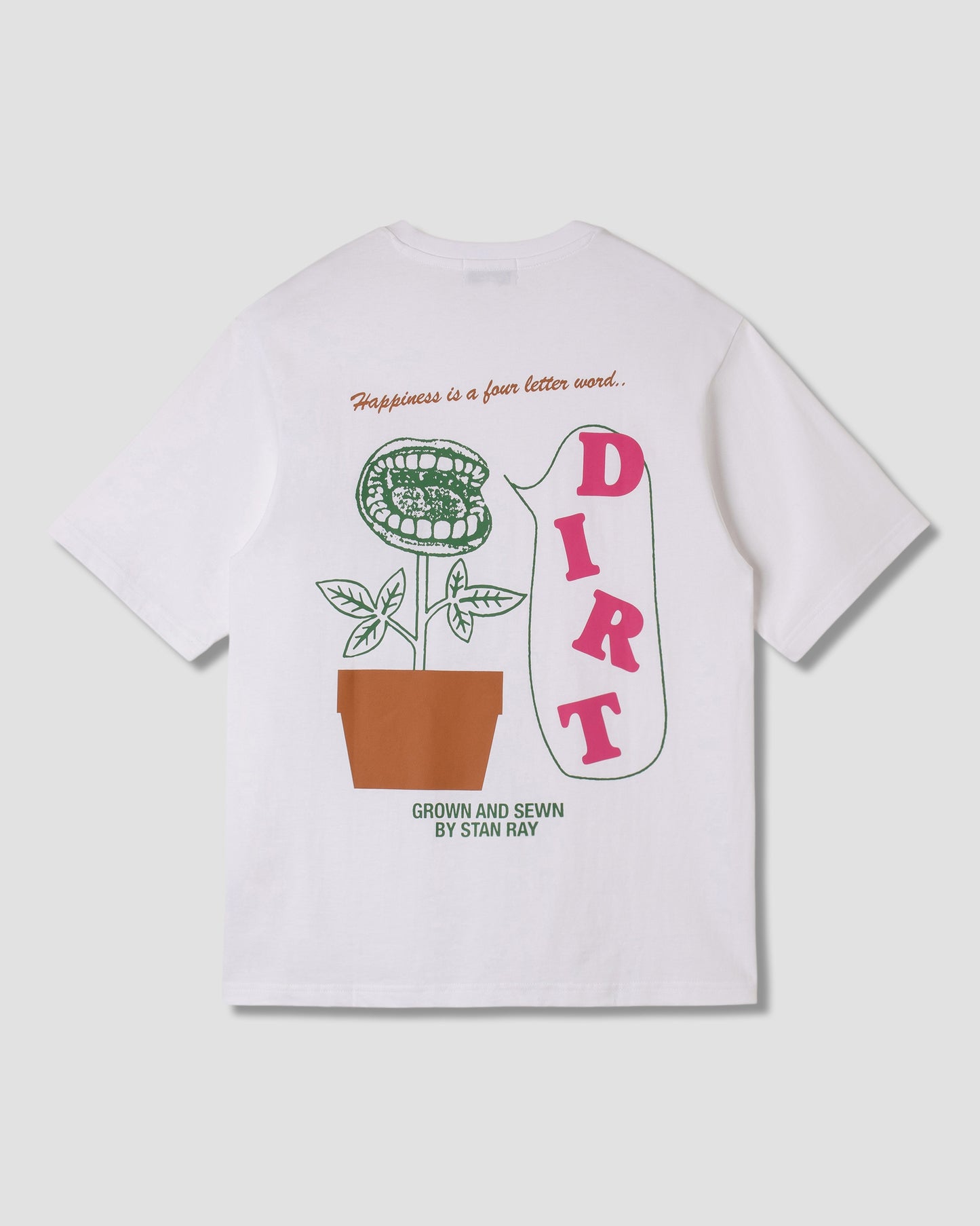 Dirt-T-Shirt (weiß)