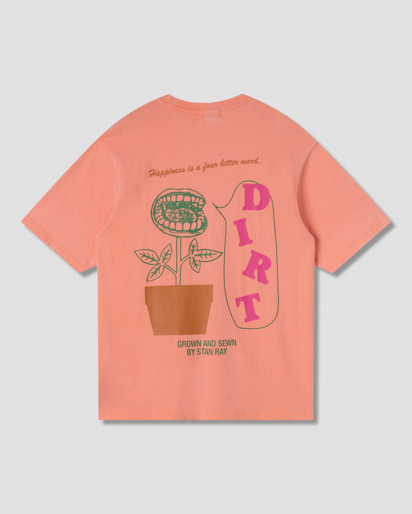 T-shirt Dirt (rouge délavé)