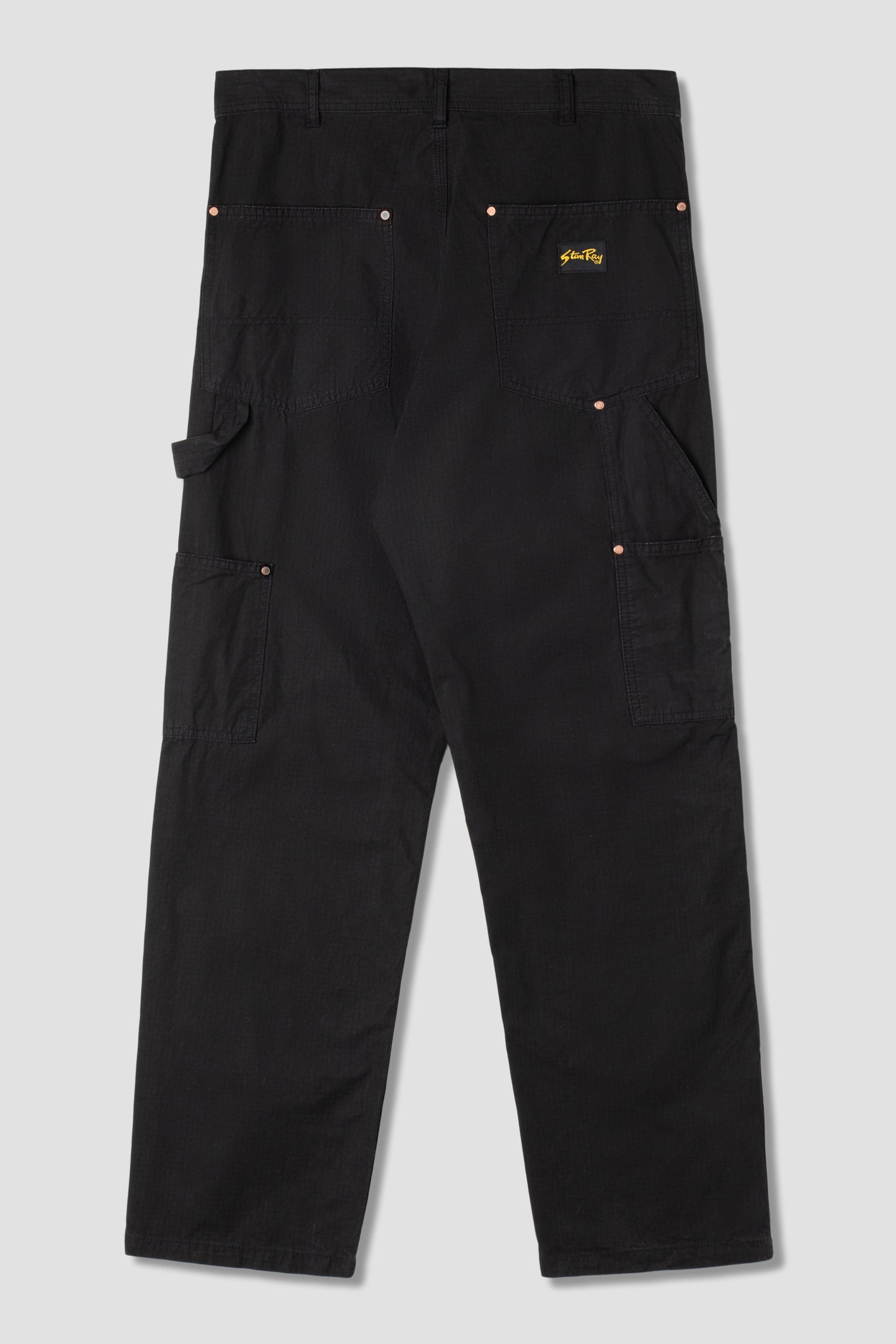 Double Knee Pant (Black Ripstop)