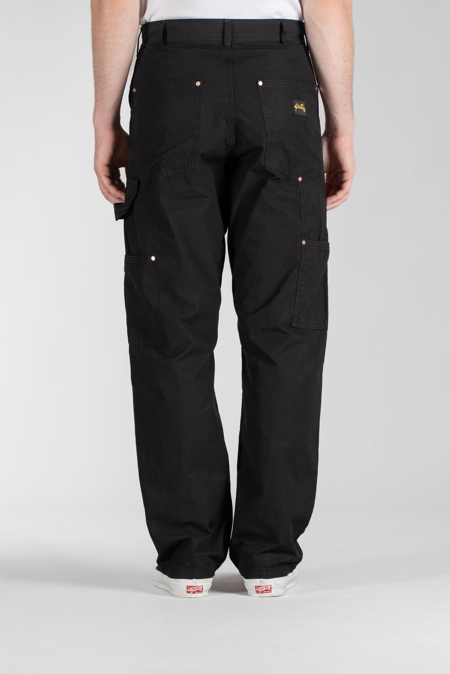 Double Knee Pant (Black Ripstop)