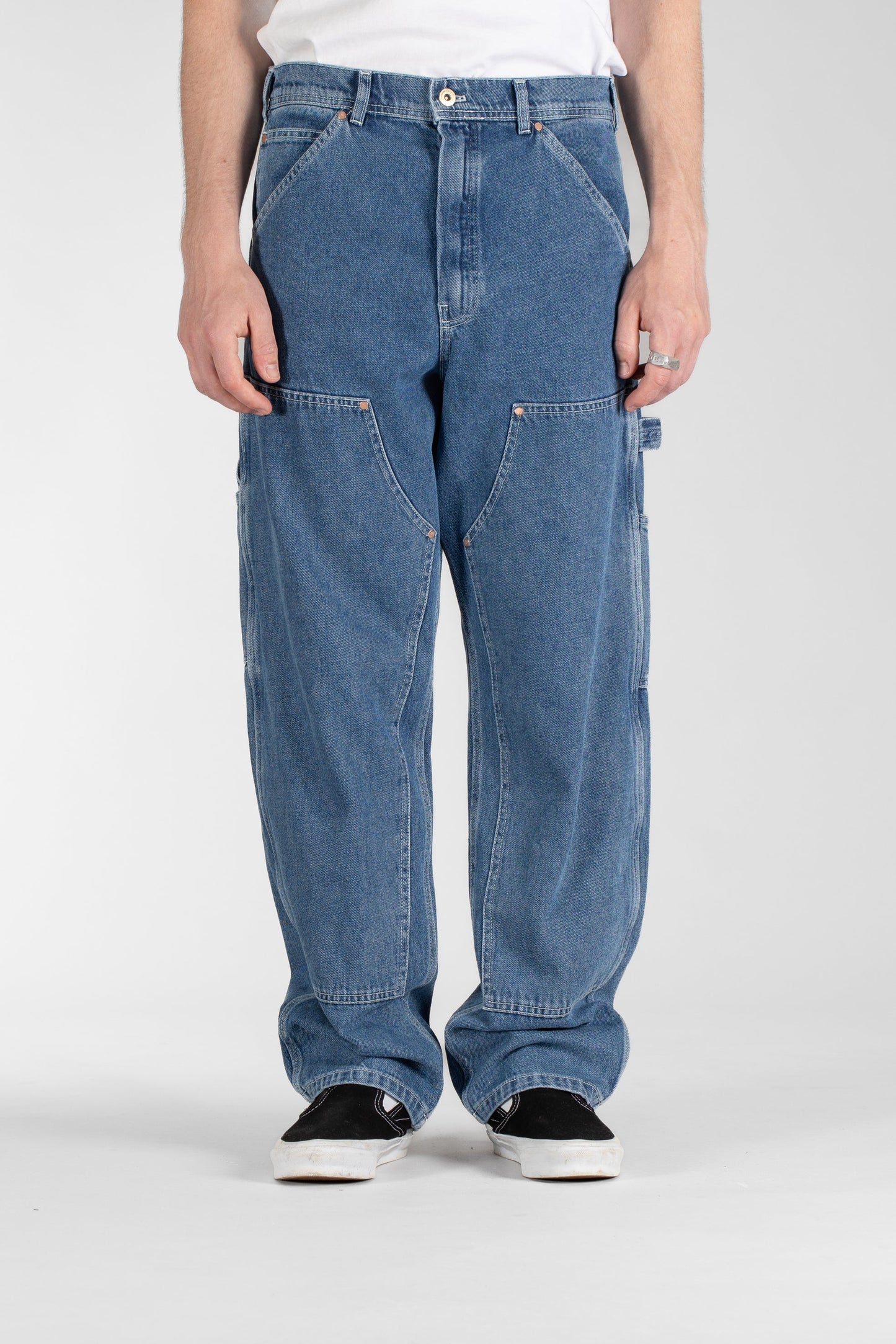 Double Knee Pant (Heavy Stone Wash Denim)