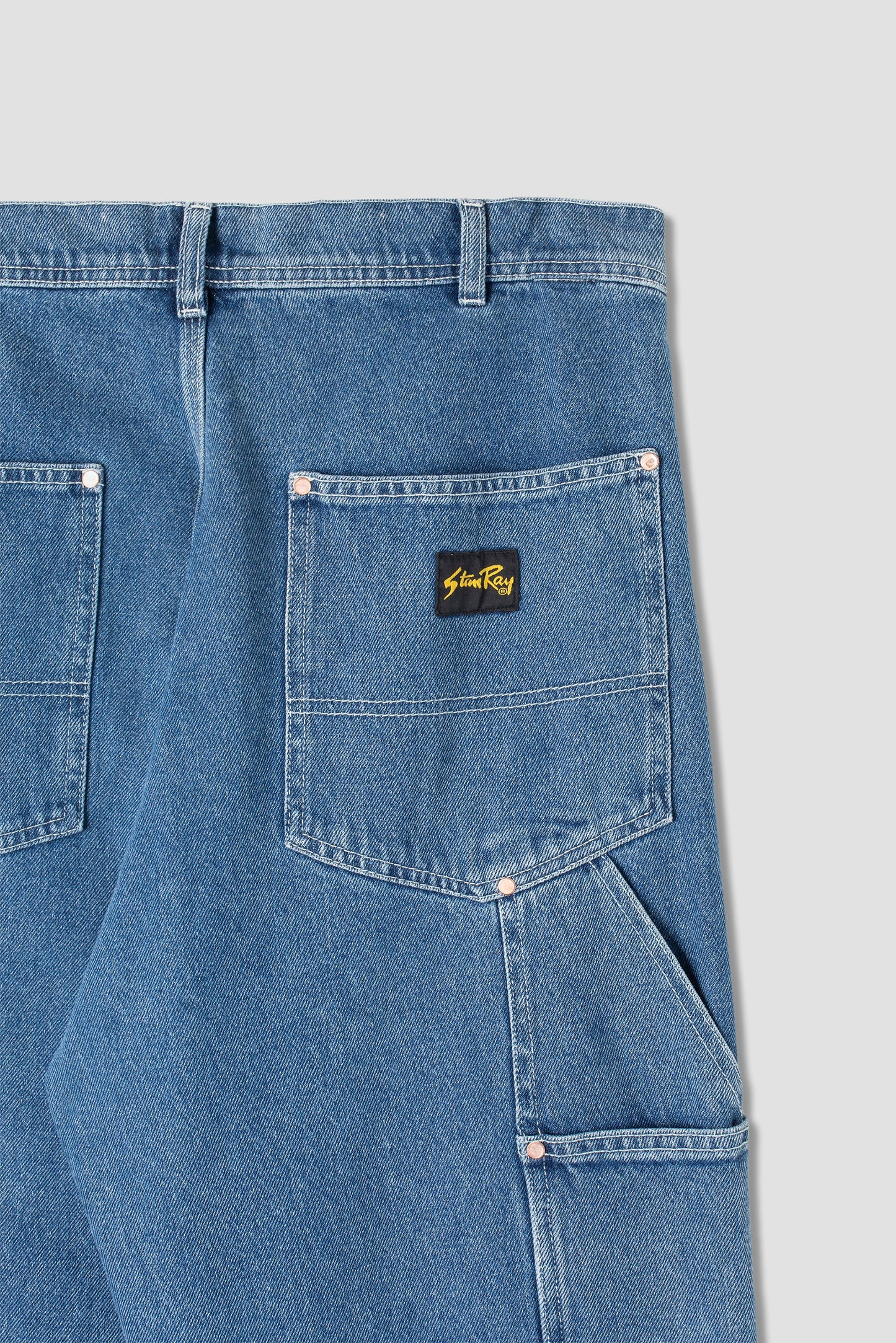 Double Knee Pant (Heavy Stone Wash Denim)