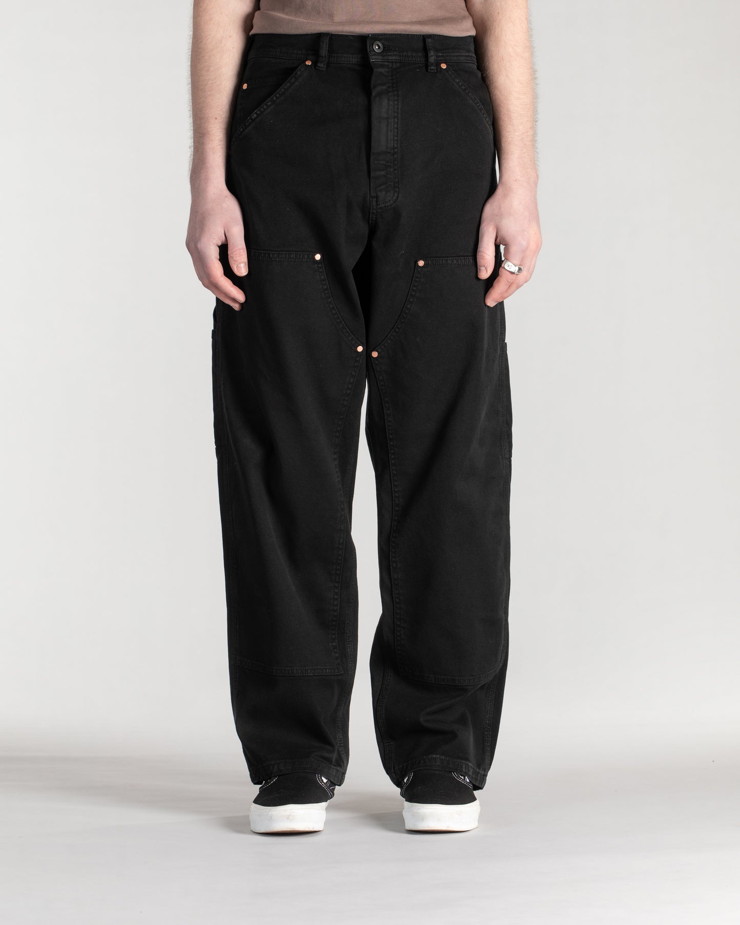 Double Knee Pant (Washed Black Duck)