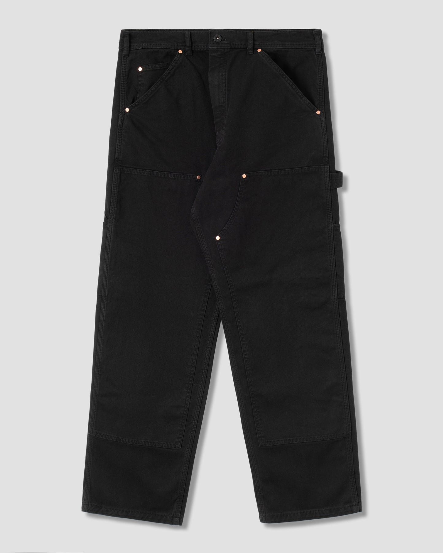 Pantalon à double genou (canard noir délavé)