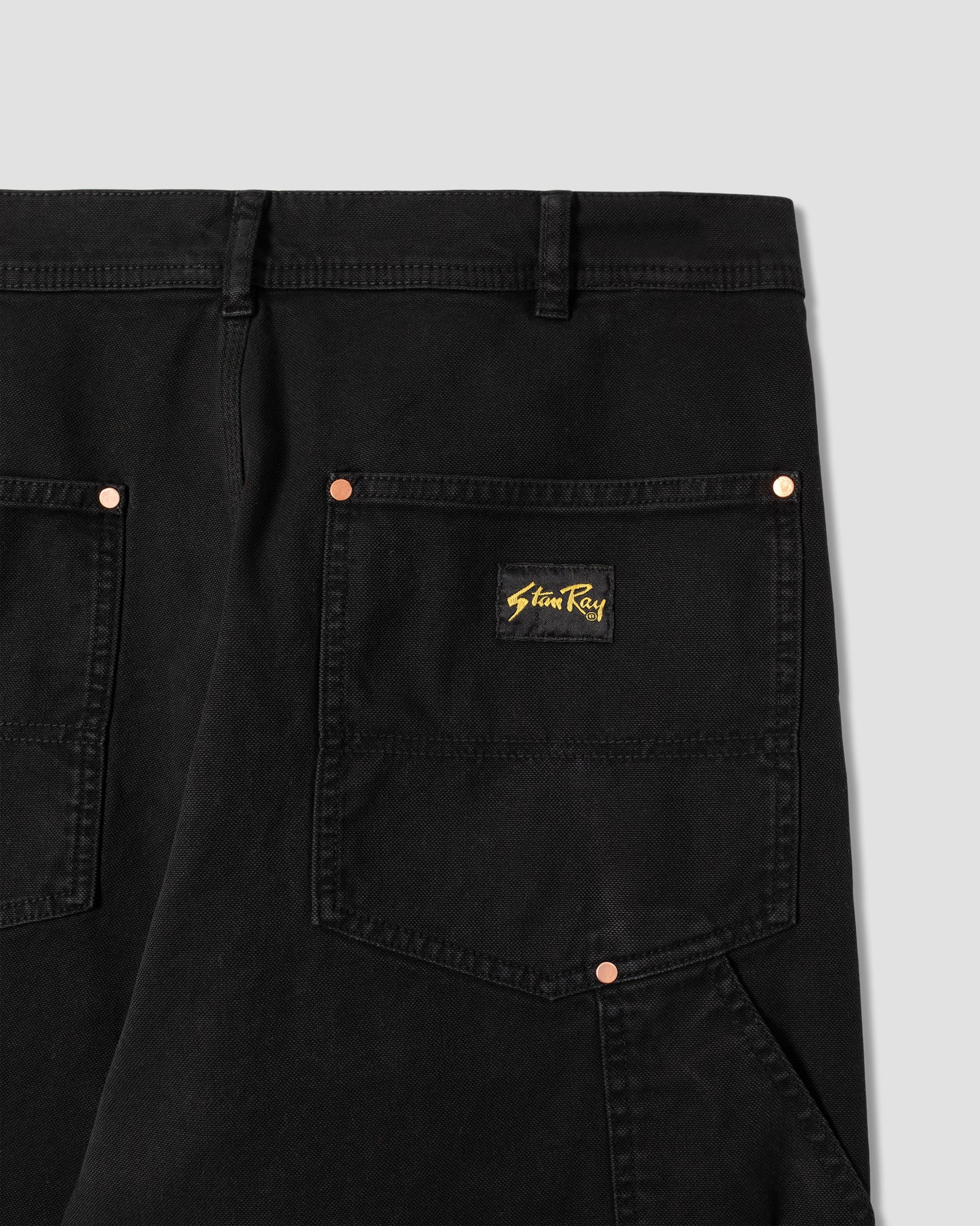 Pantalon à double genou (canard noir délavé)