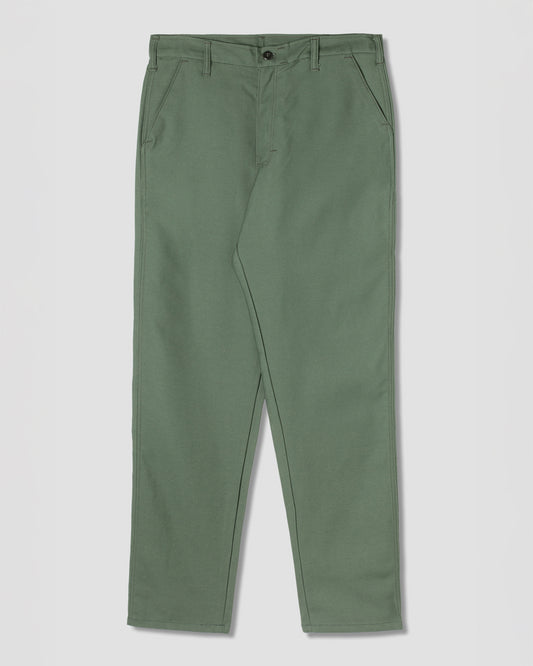 Chino facile (satin olive 8,5 oz)