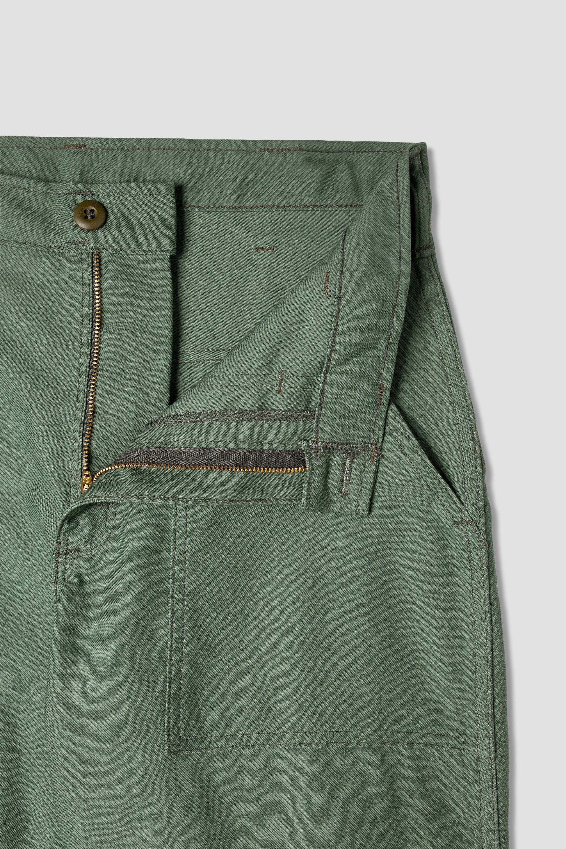 Fatigue Short (Olive Sateen 8.5oz) - Stan Ray