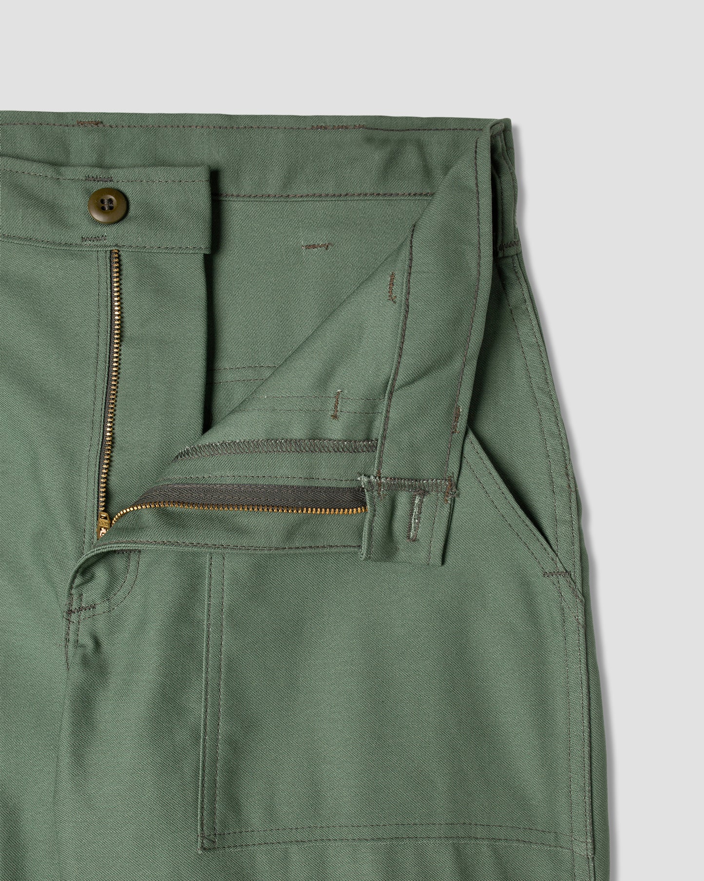 Fatigue Short (Olive Sateen 8.5oz)