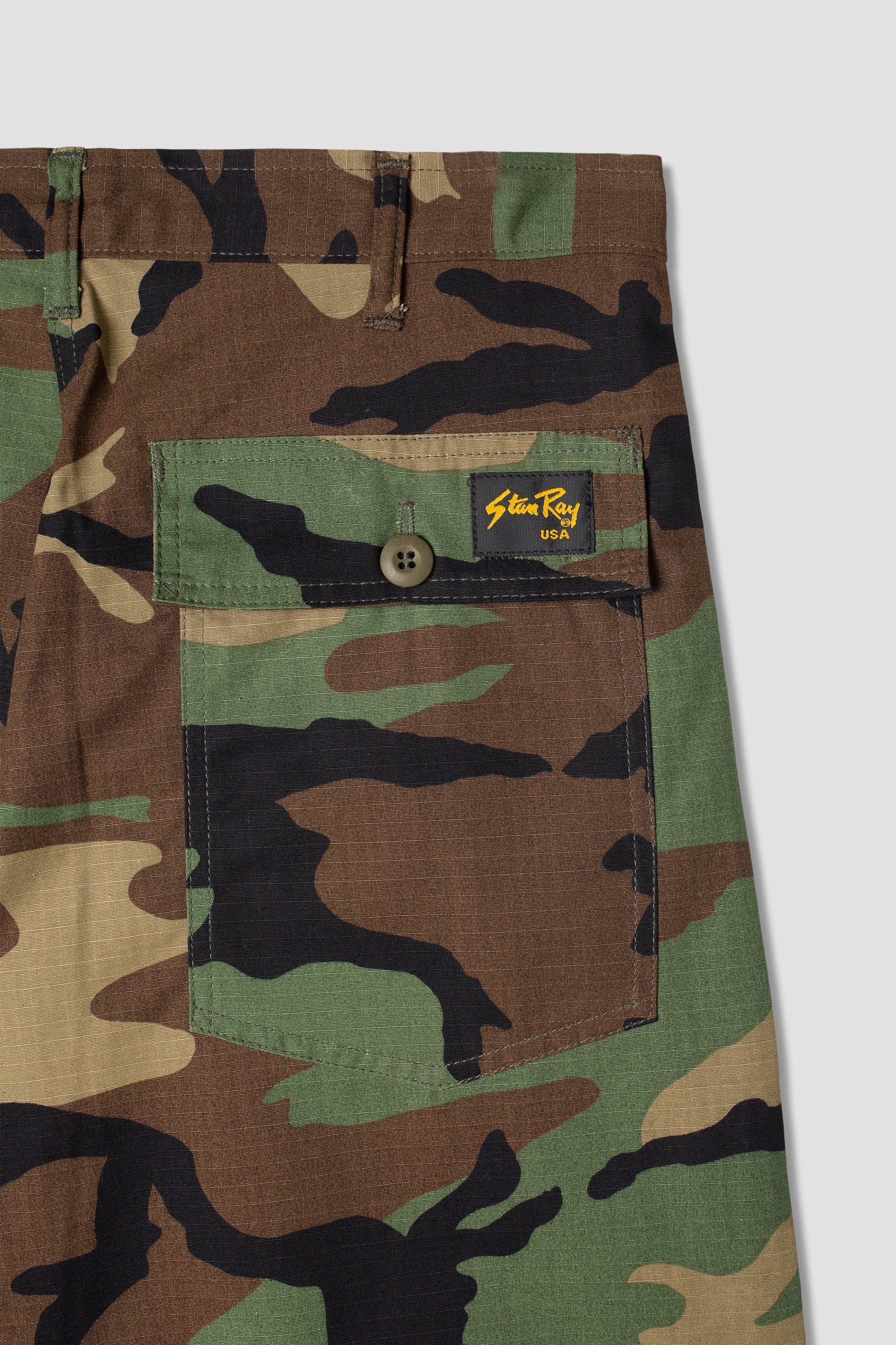 Fatigue Short (Woodland Camo) - Stan Ray