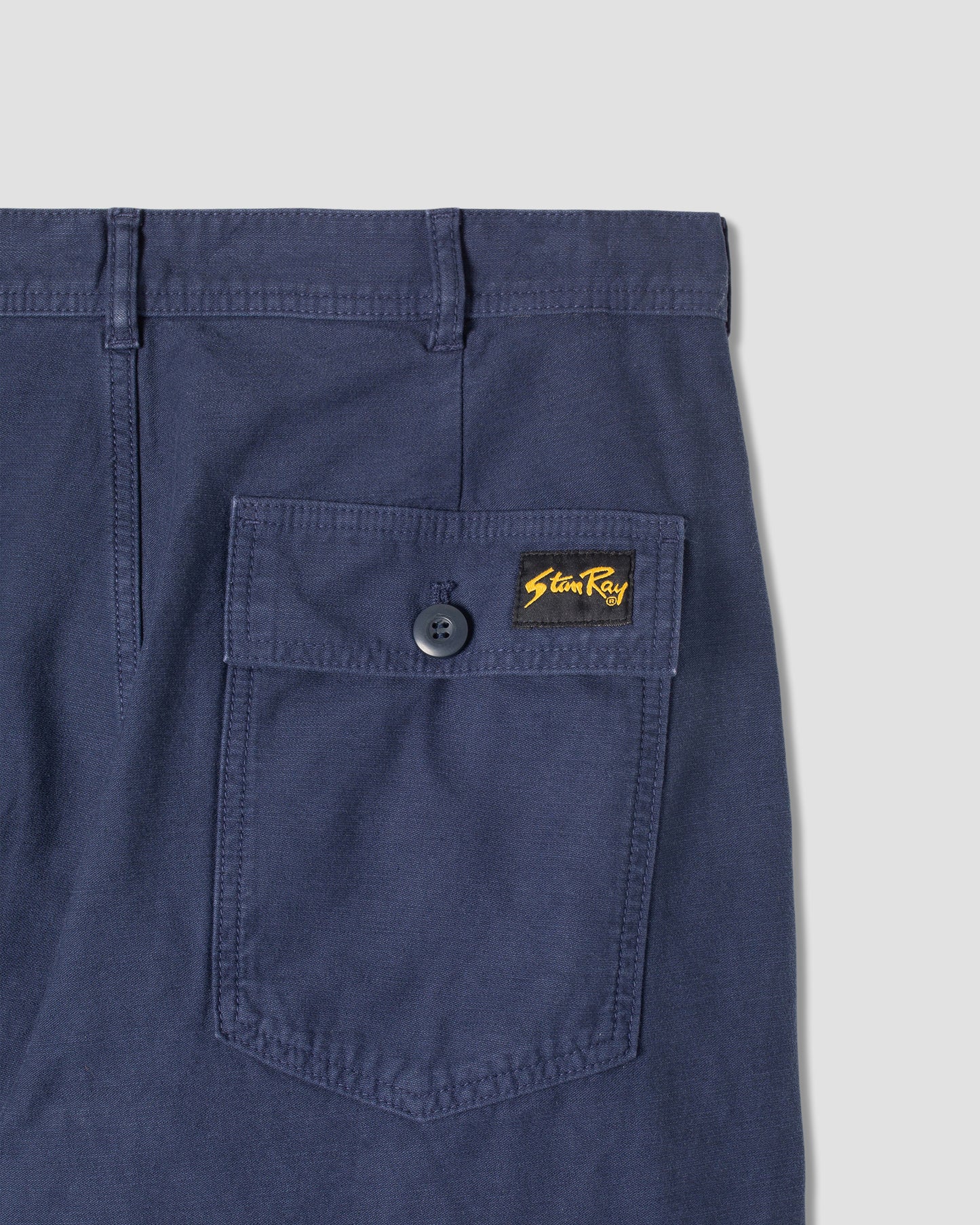 Fat Pant (Navy Sateen)