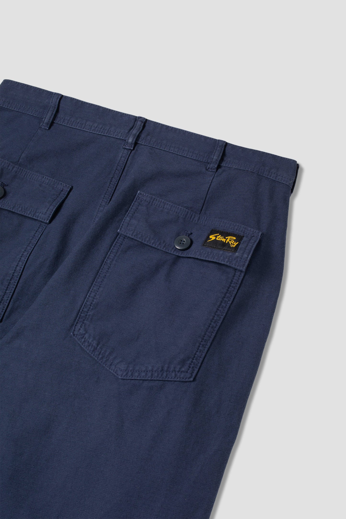 Fat Pant (Navy Sateen)