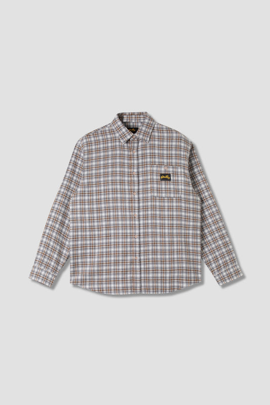 Flannel Shirt (Grey Plaid)