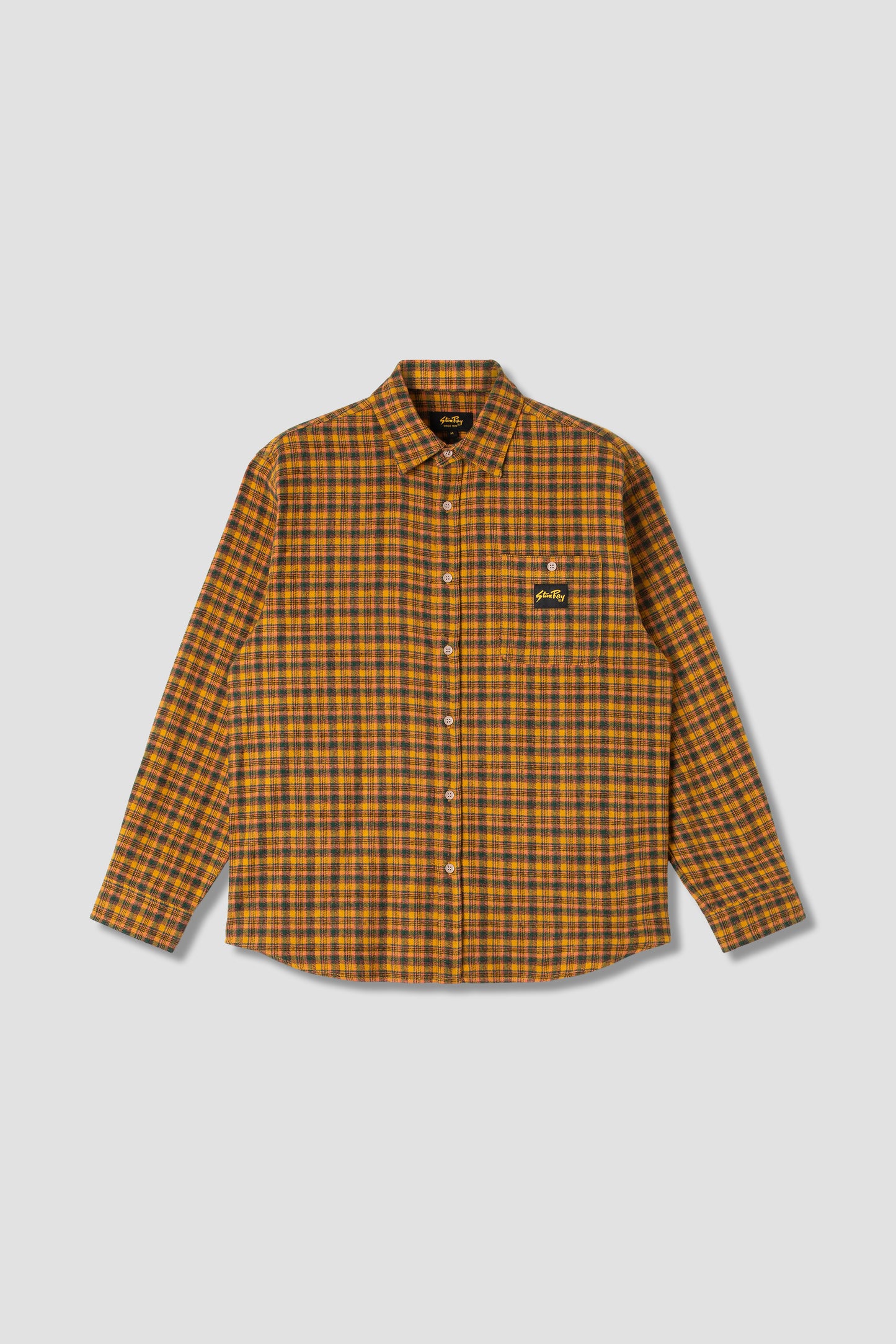 Flannel Shirt (Orange Plaid)