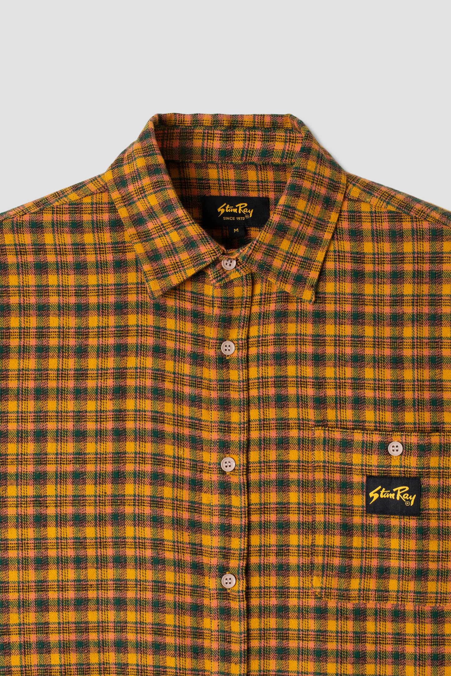 Flannel Shirt (Orange Plaid)