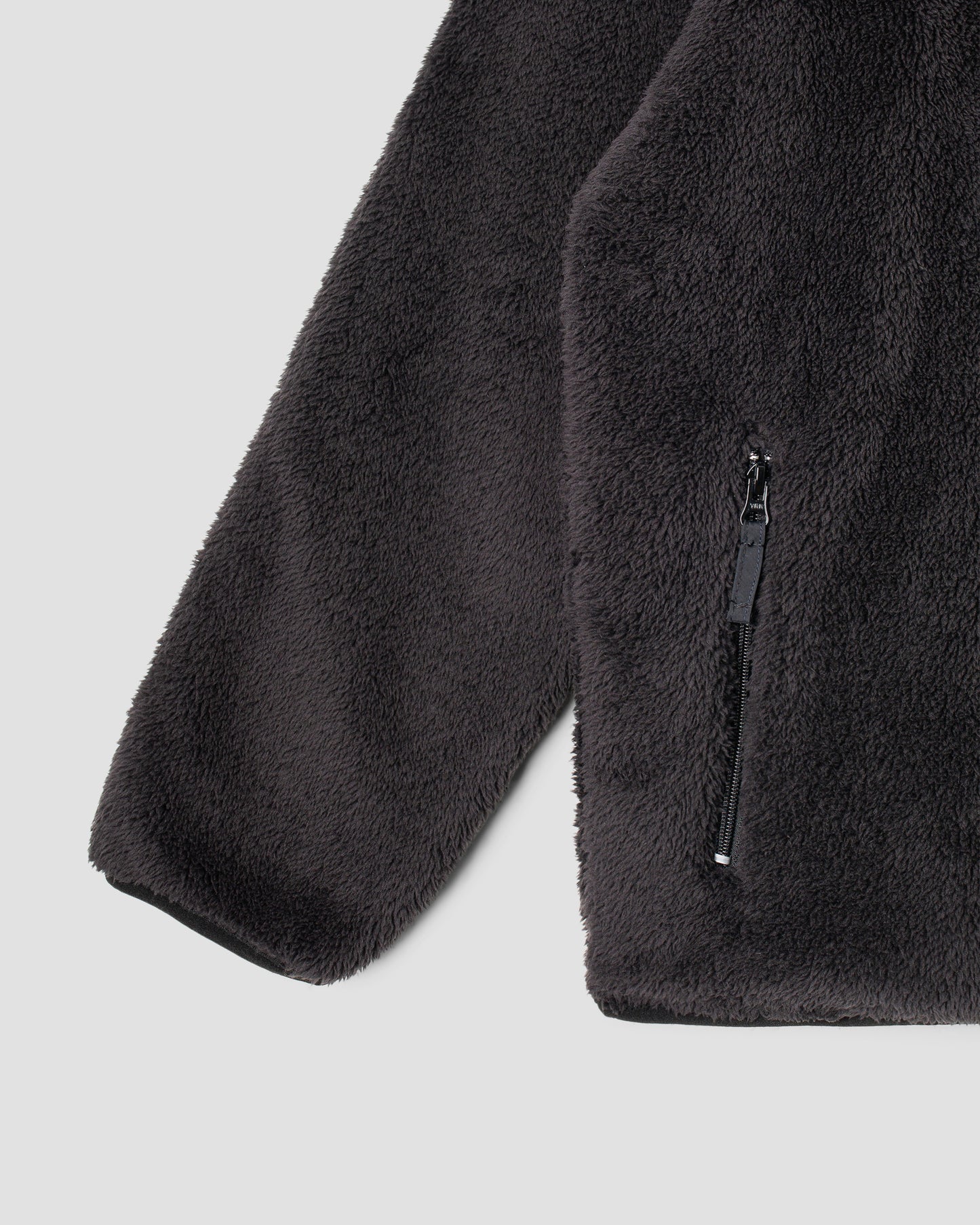 Fleece Cardigan (Black)