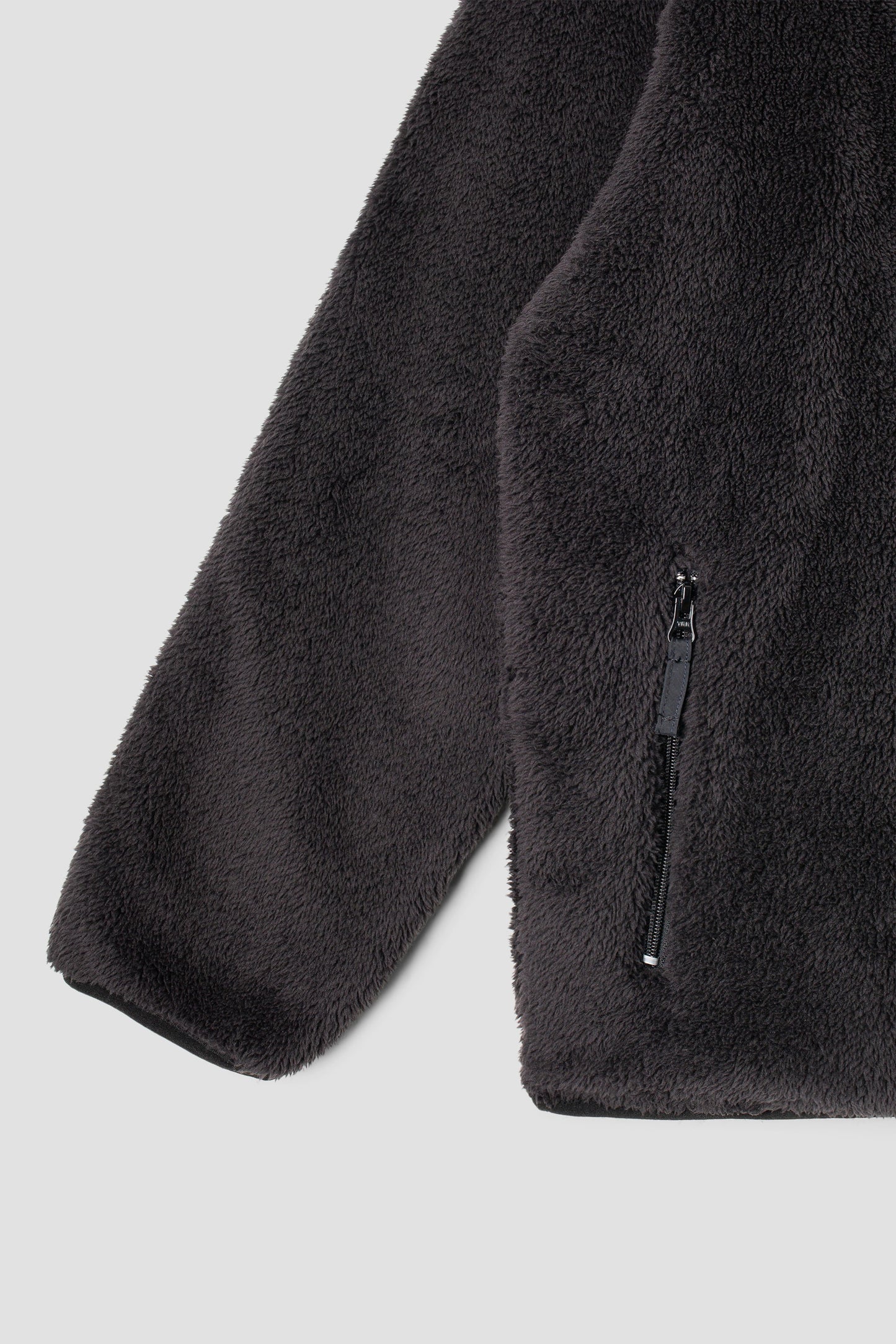 Fleece Cardigan (Black)