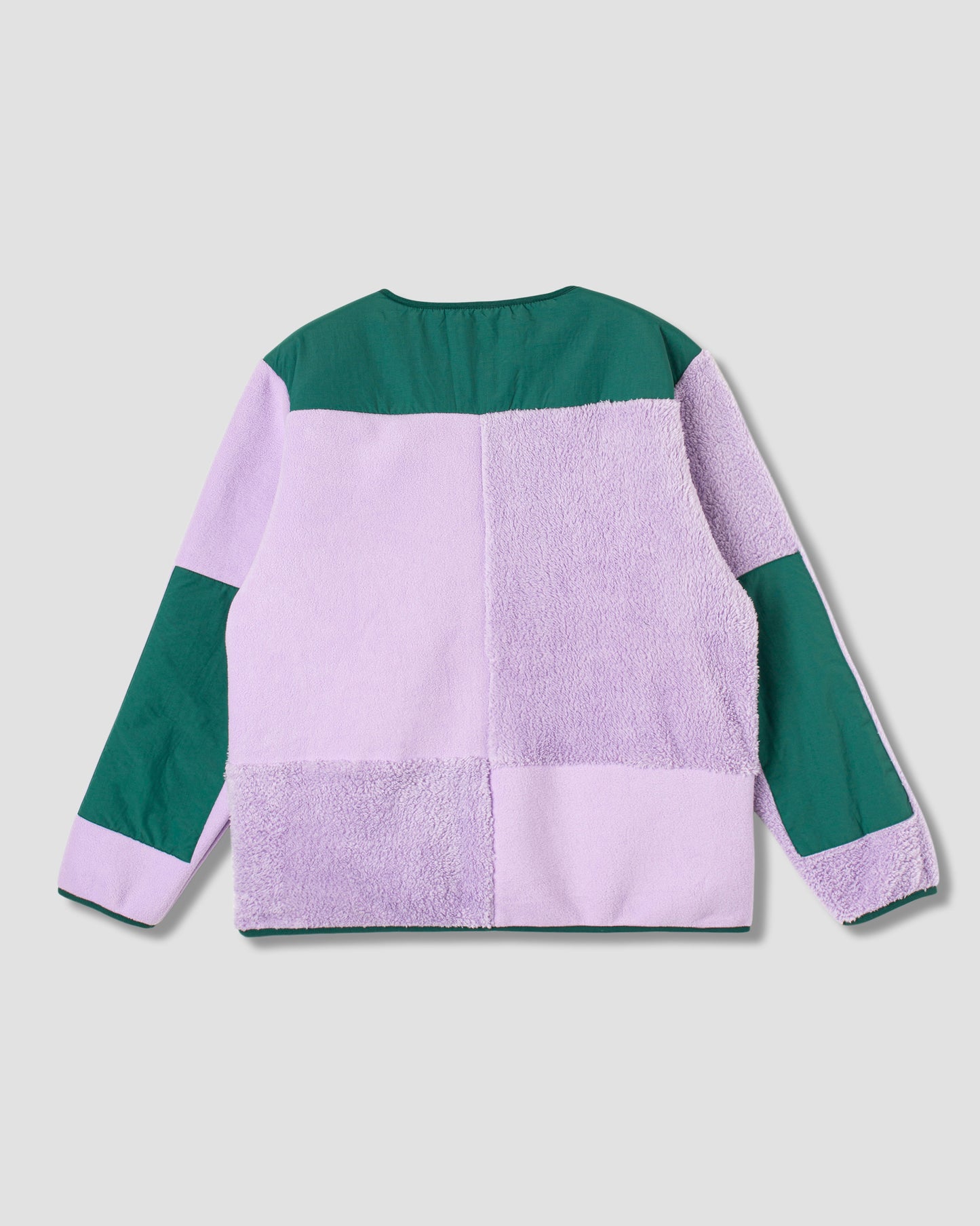 Fleece Cardigan (Lavender)