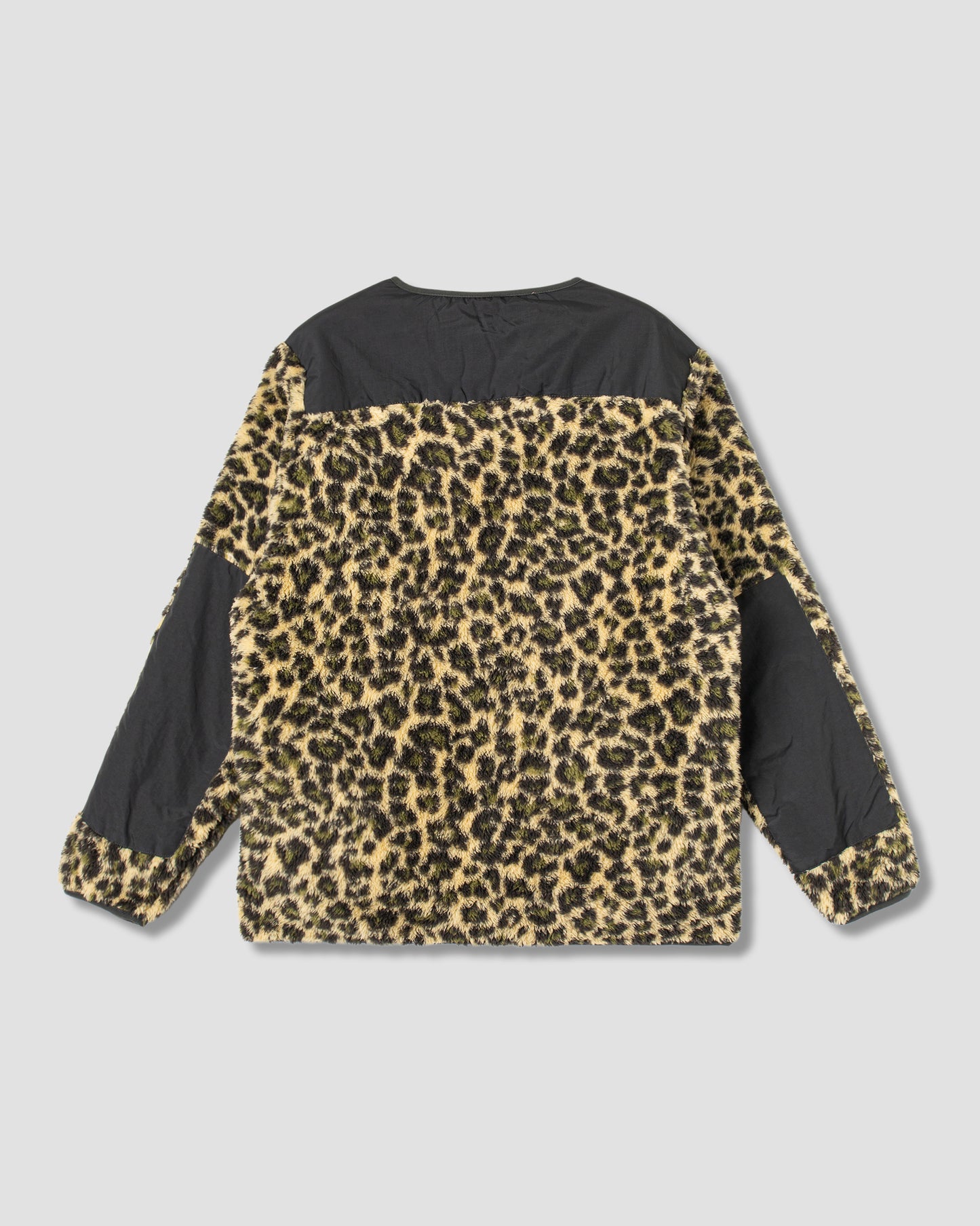 Fleece Cardigan (Leopard Camo)