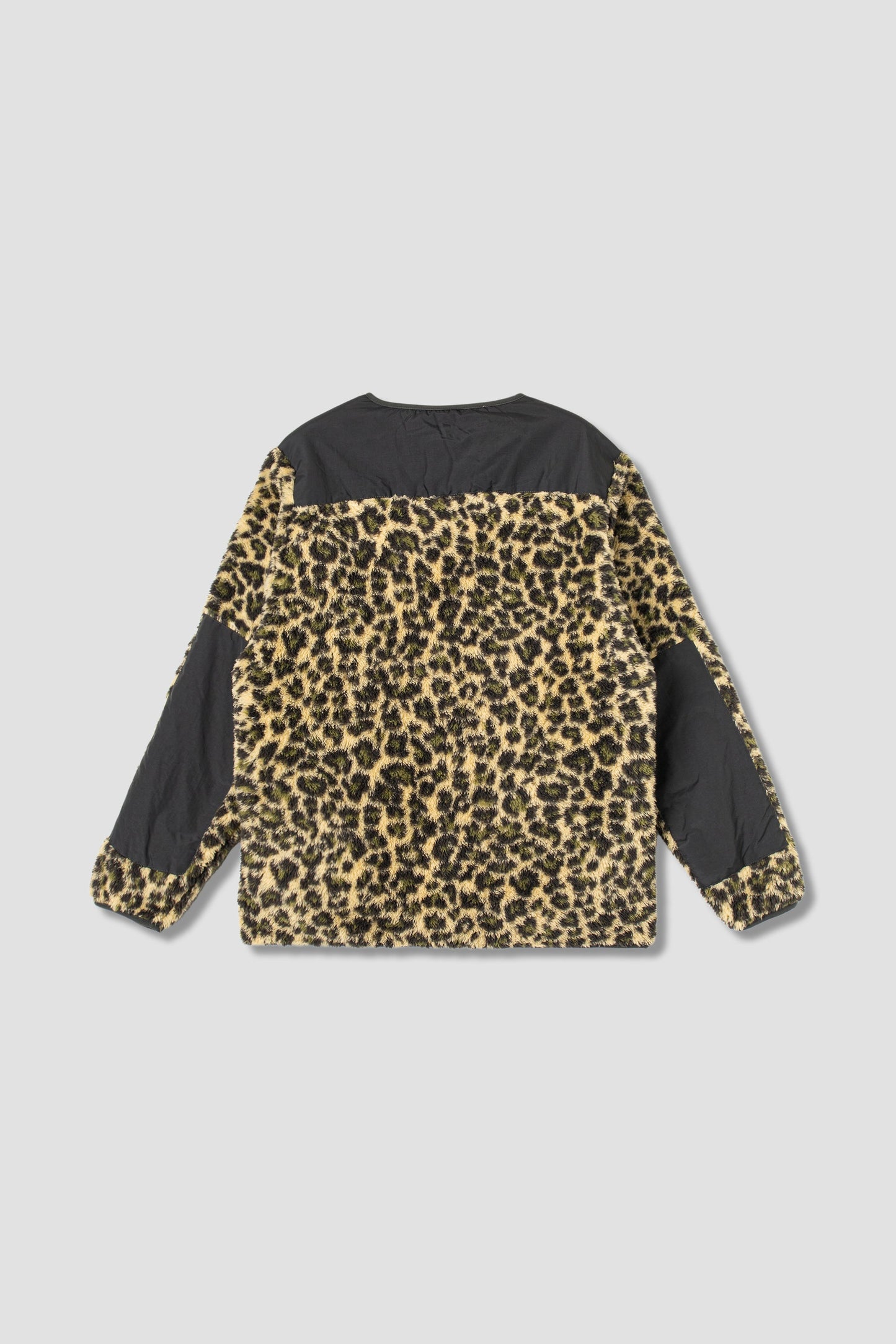 Fleece Cardigan (Leopard Camo)