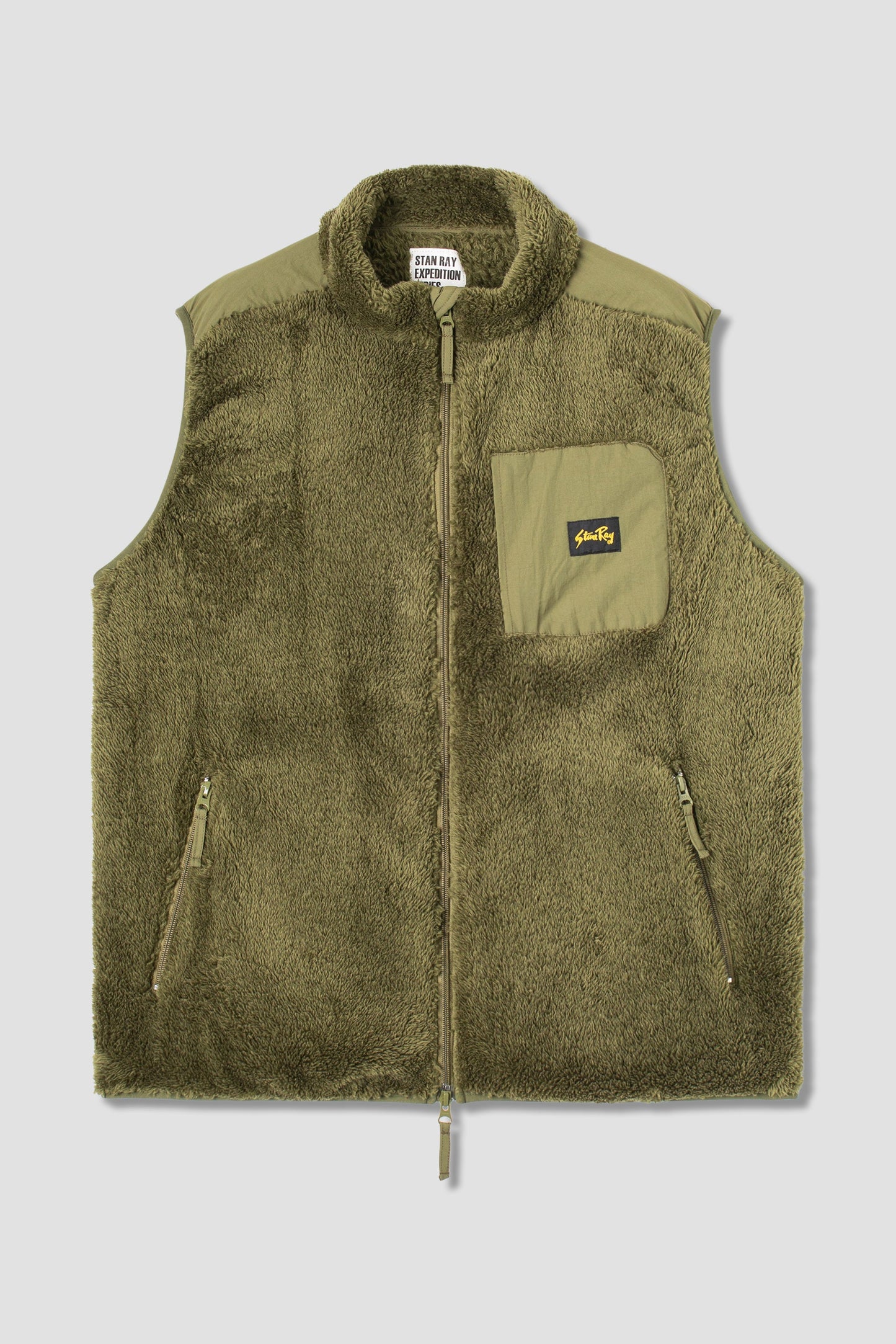 Fleece Vest (Olive)