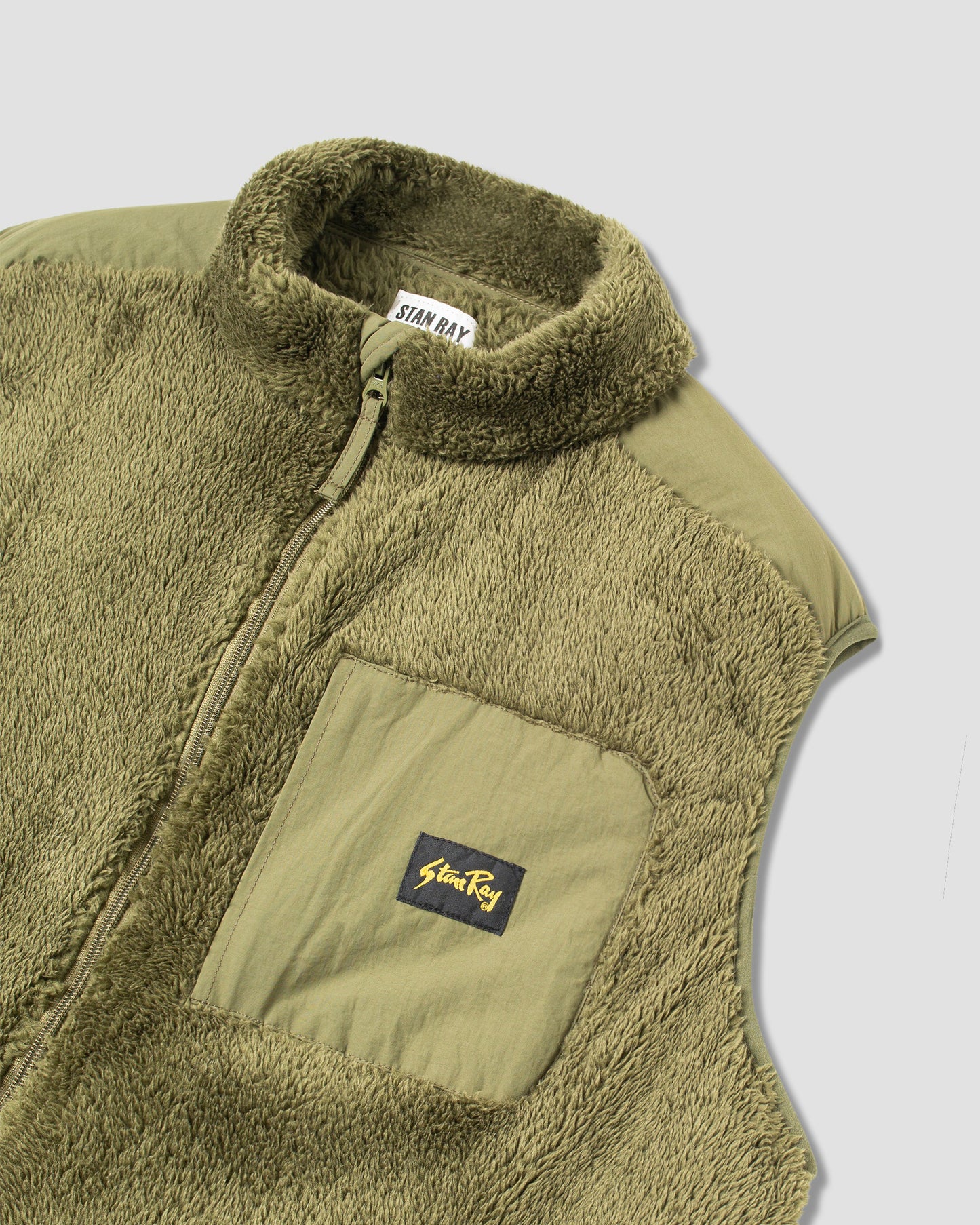 Fleece Vest (Olive)