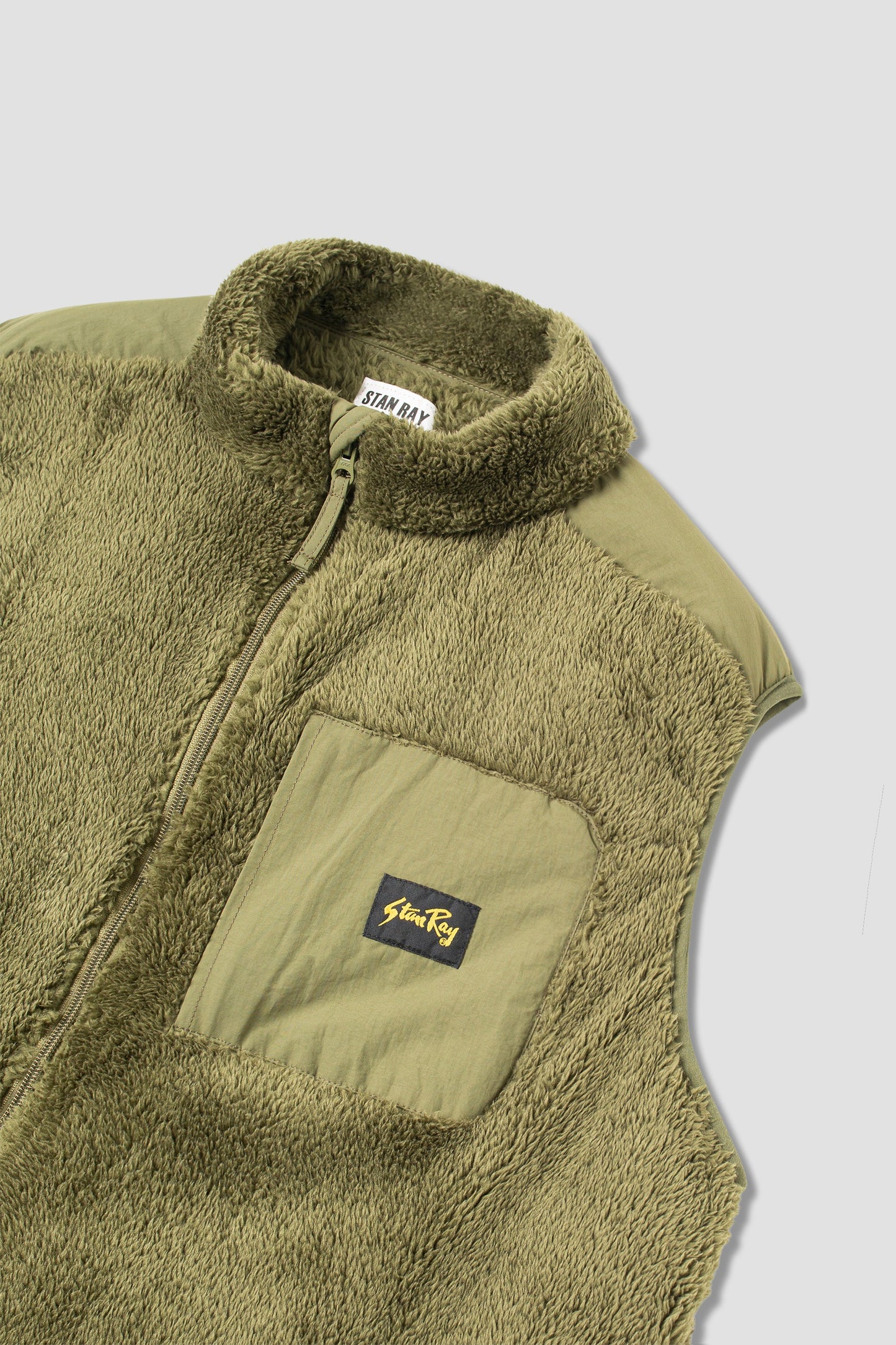 Fleece Vest (Olive)