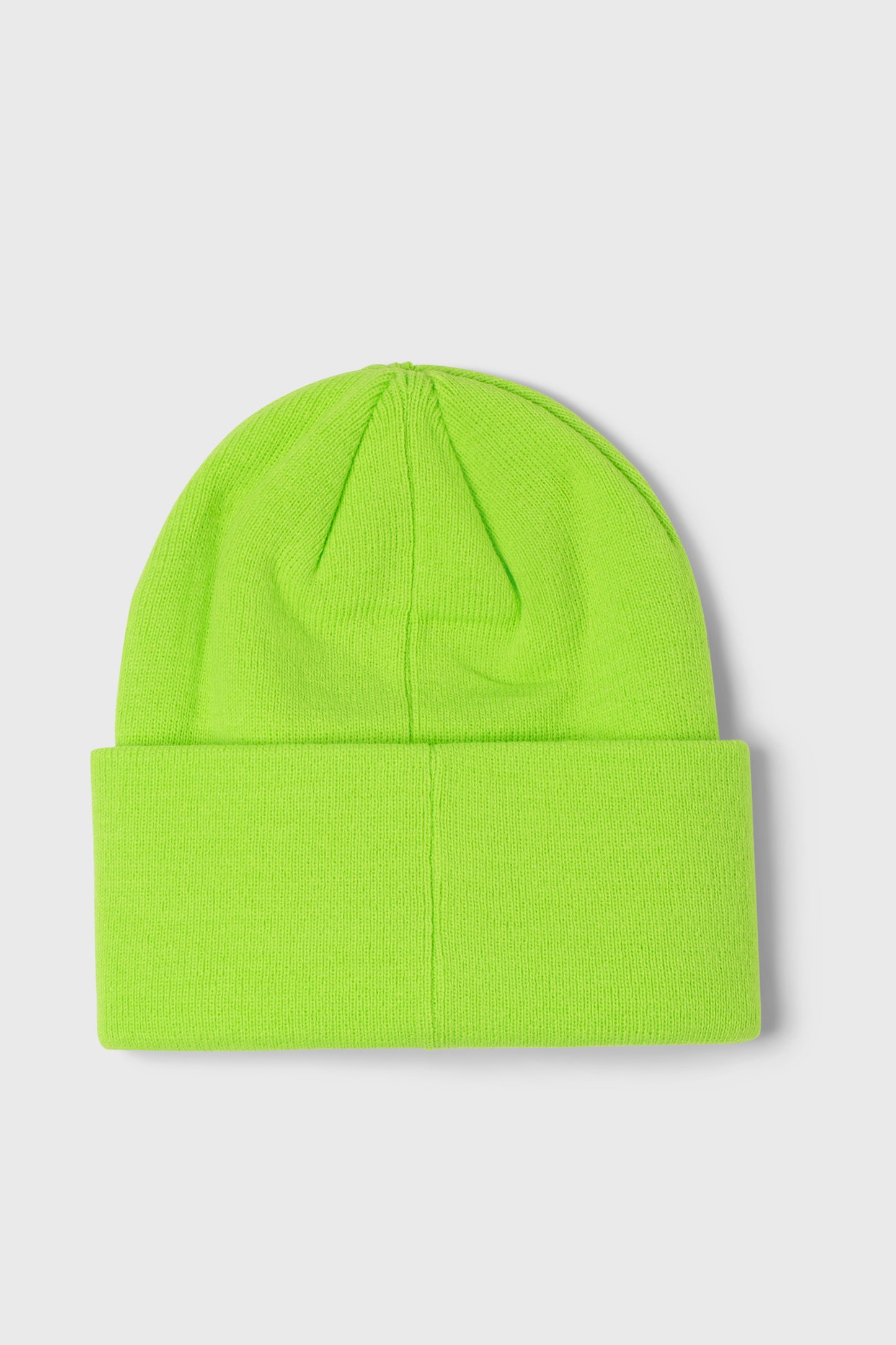 Fold Beanie (Lime)