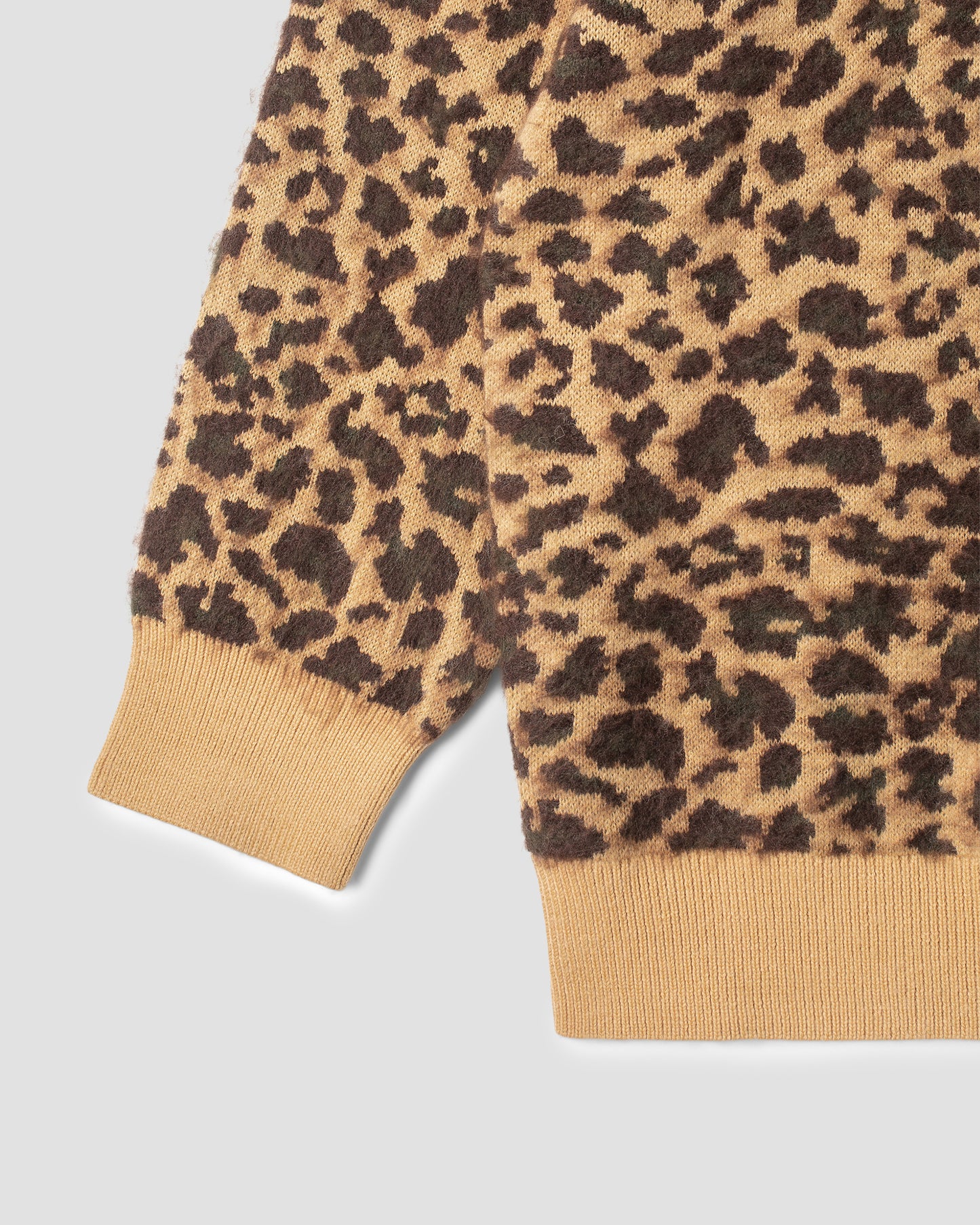 Knitted Sweater (Leopard Camo Mohair)